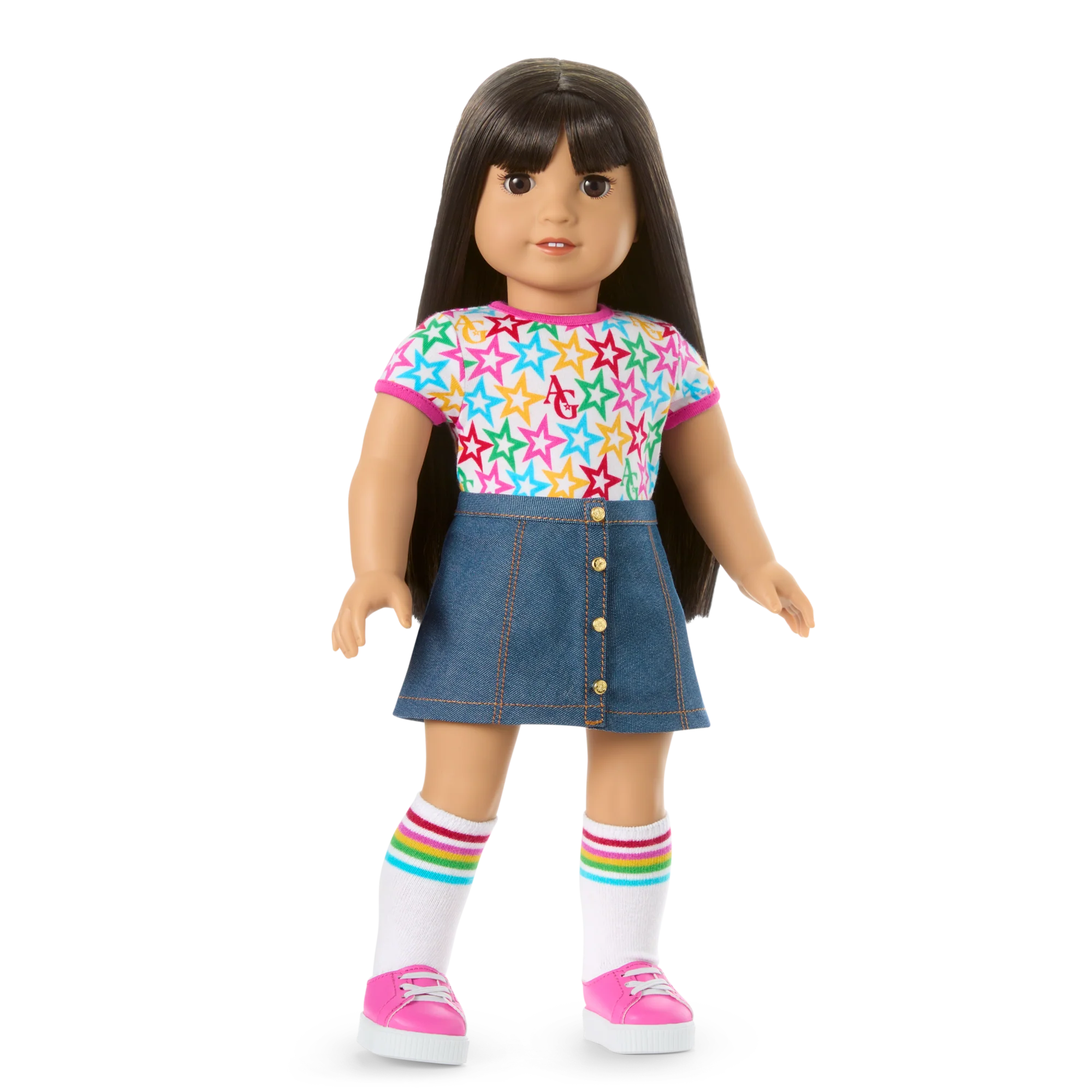 Truly Me™ 18-inch Doll #130, Puppy, Mini Backpack & Accessories AG™ Star Squad Bundle