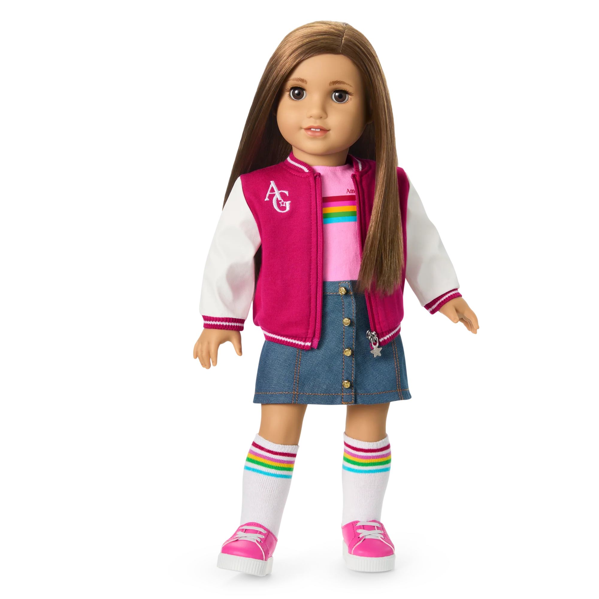 Truly Me™ 18-inch Doll #107, Puppy, Mini Backpack & Accessories AG™ Star Squad Bundle