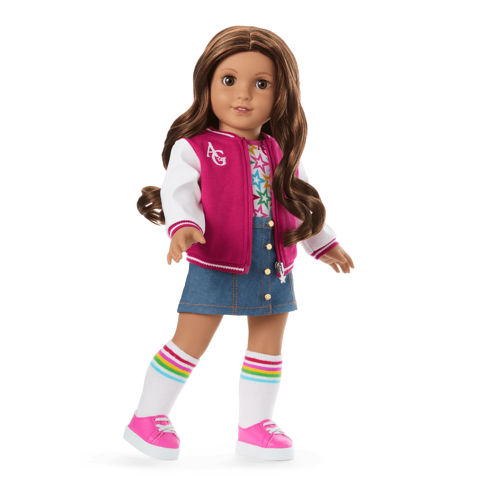 Truly Me™ 18-inch Doll #117, Puppy, Mini Backpack & Accessories AG™ Star Squad Bundle