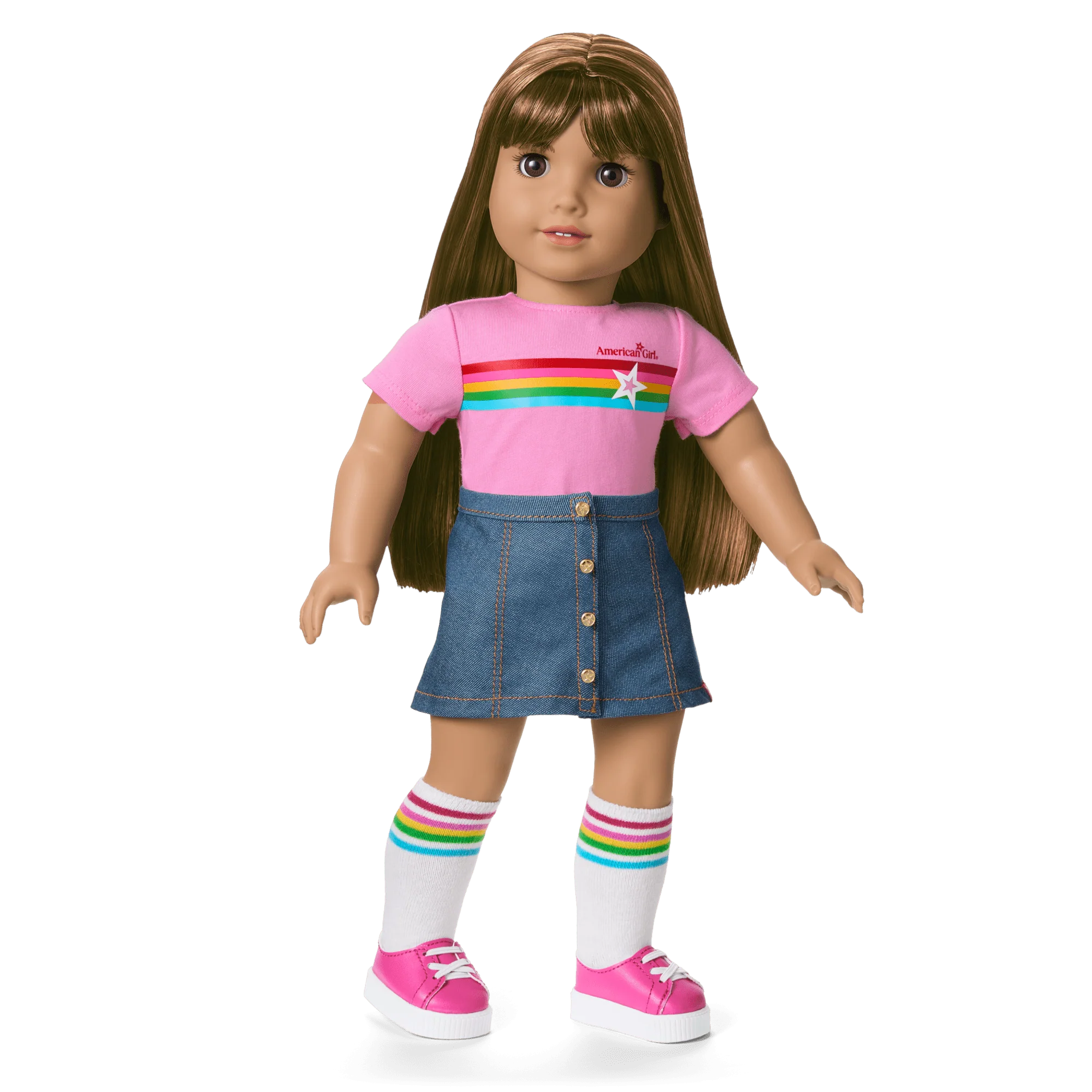 Truly Me™ 18-inch Doll #122, Puppy, Mini Backpack & Accessories AG™ Star Squad Bundle