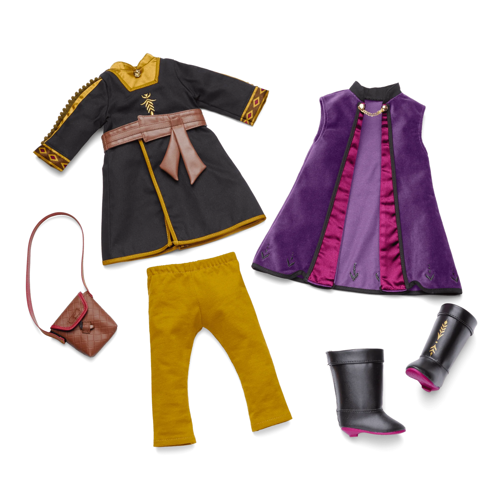 Disney Frozen Anna Adventure Outfit & Travel Bag for 18-inch Dolls by American Girl®