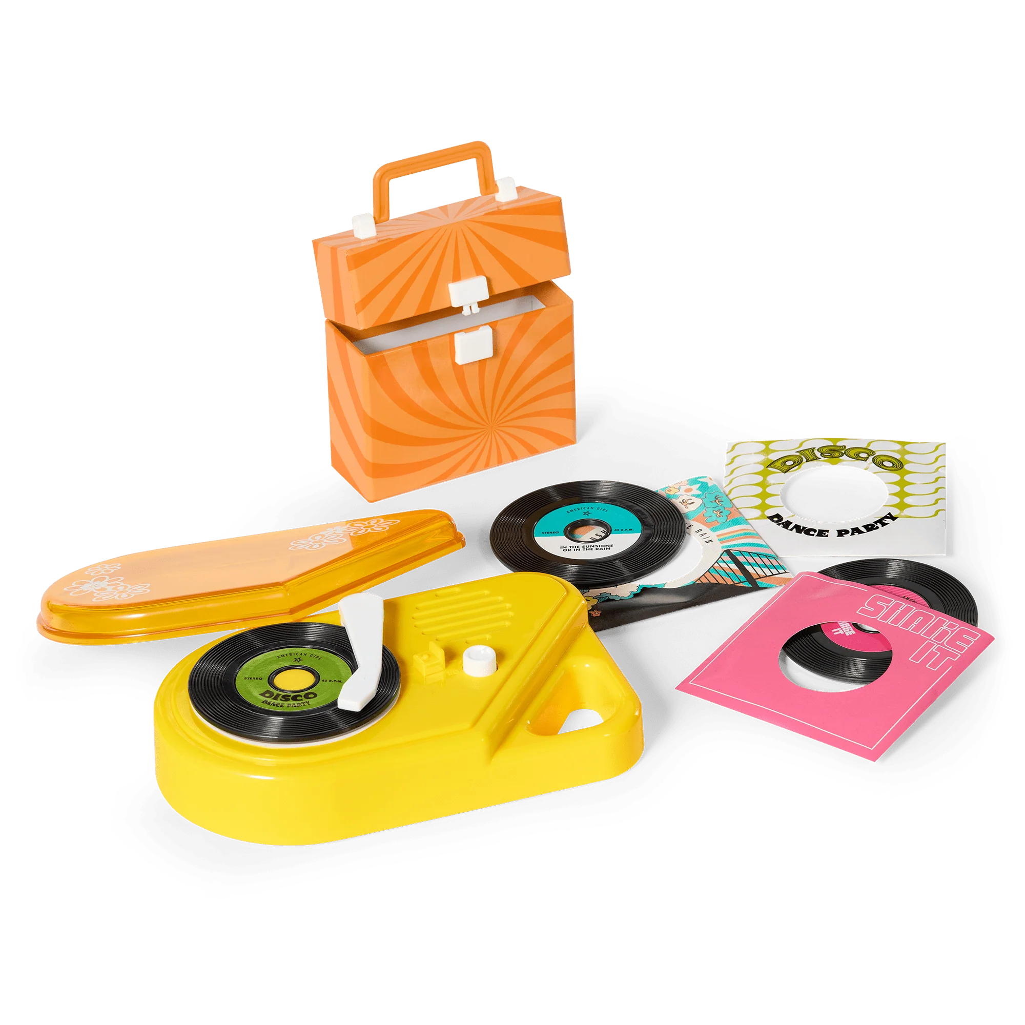 Julie’s™ Record Player & Accessories for 18-inch Dolls (Historical Characters)
