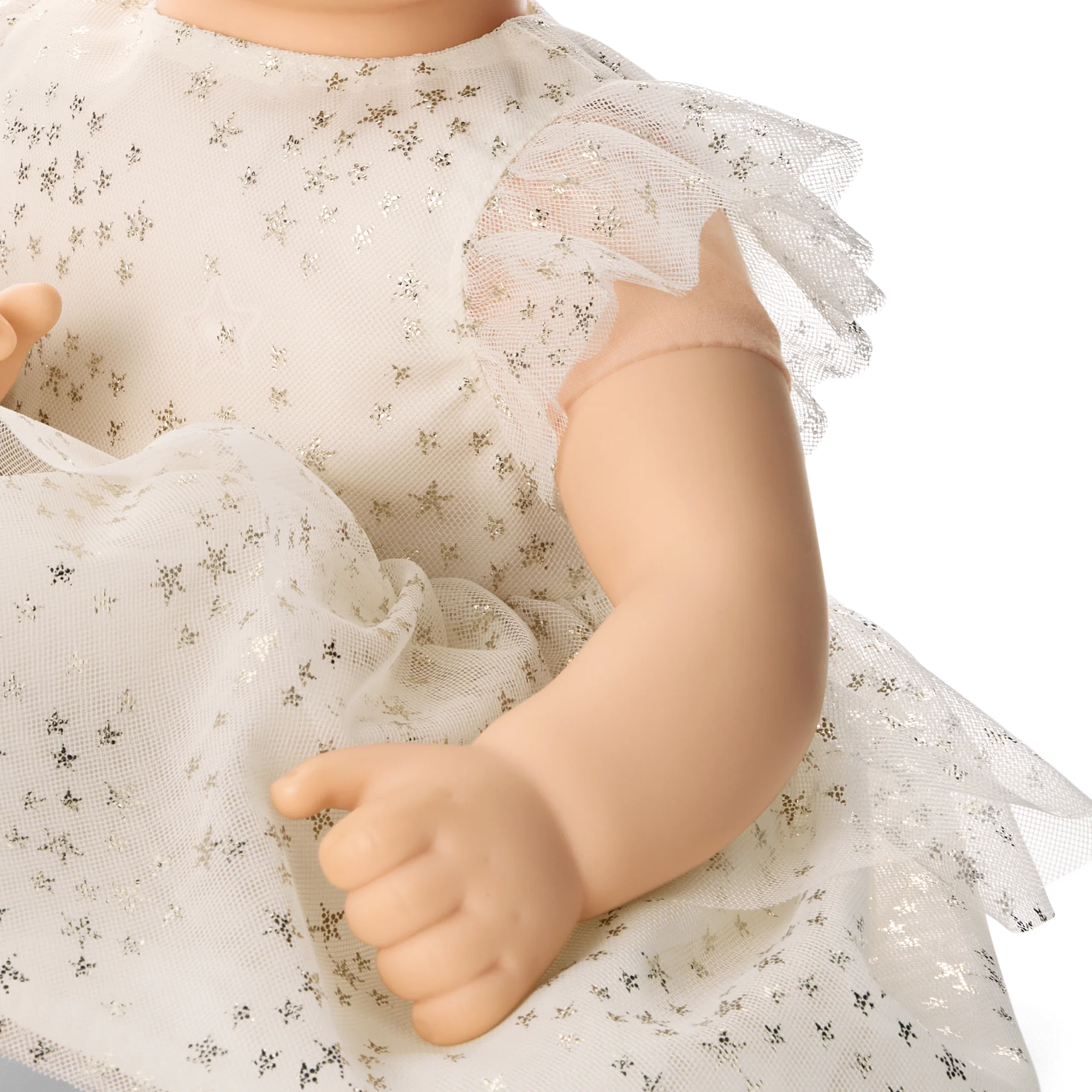 American Girl® x Janie and Jack Sparkly Cream Celebration Dress for Bitty Baby® Dolls