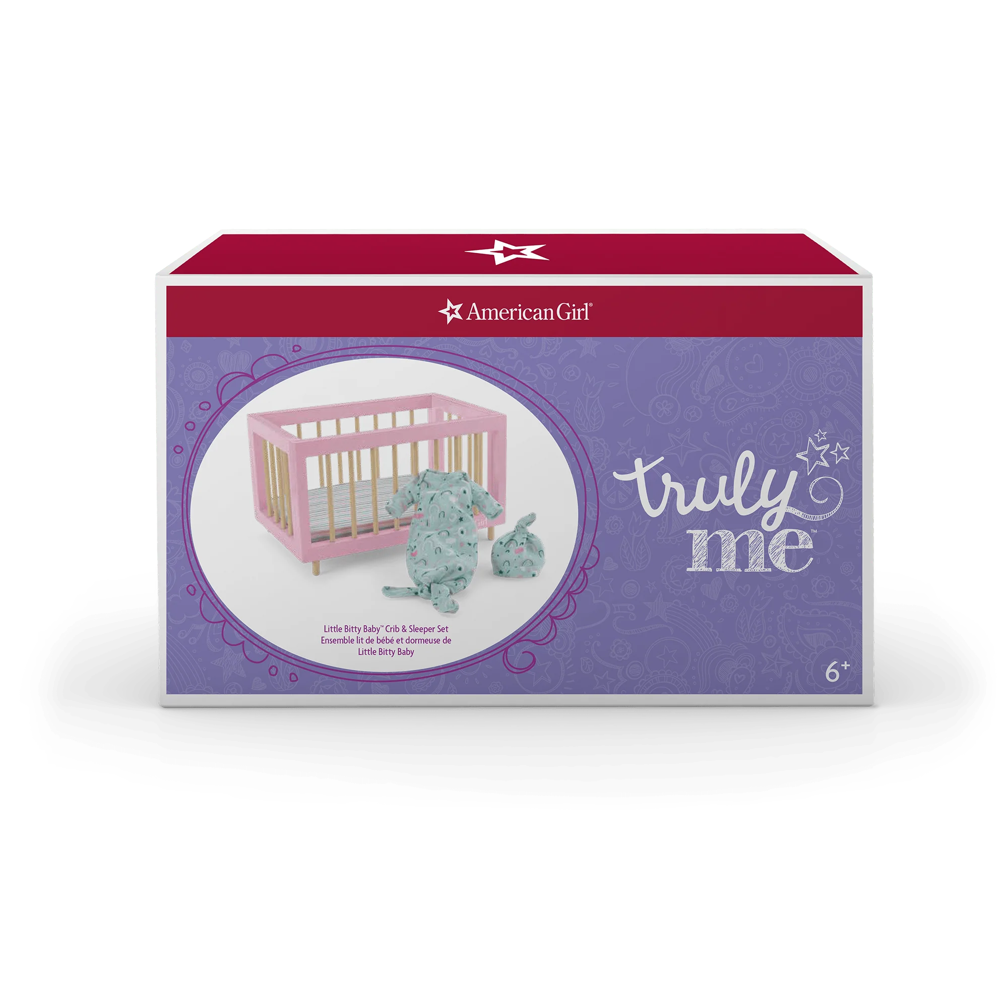 Little Bitty Baby™ Crib & Sleeper Set for 7.75-inch Dolls 6 Little Bitty Baby™ Crib & Sleeper Set for 7.75-inch Dolls