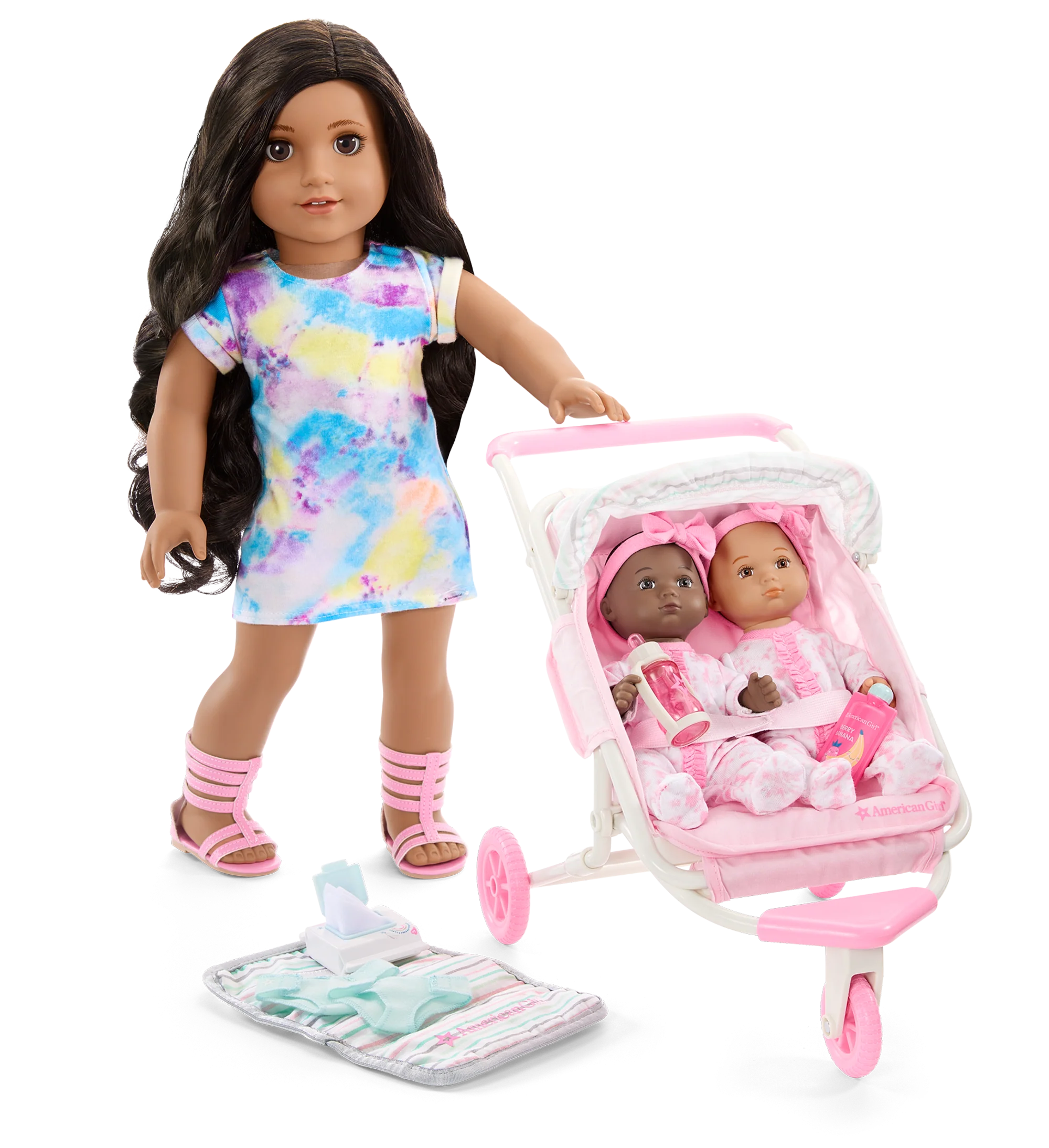 Little Bitty Baby™ Double Stroller Set for 7.75-inch Dolls