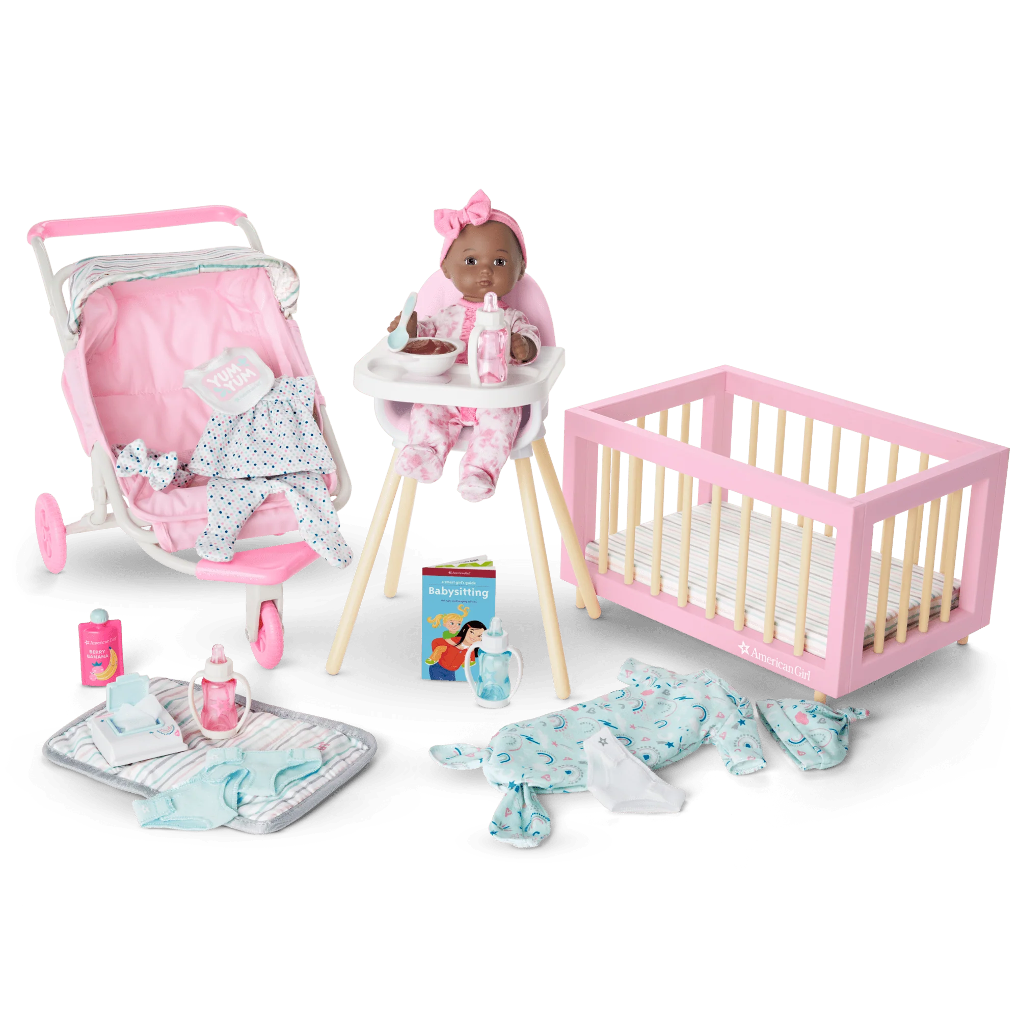 Little Bitty Baby™ Double Stroller Set for 7.75-inch Dolls 8 Little Bitty Baby™ Double Stroller Set for 7.75-inch Dolls