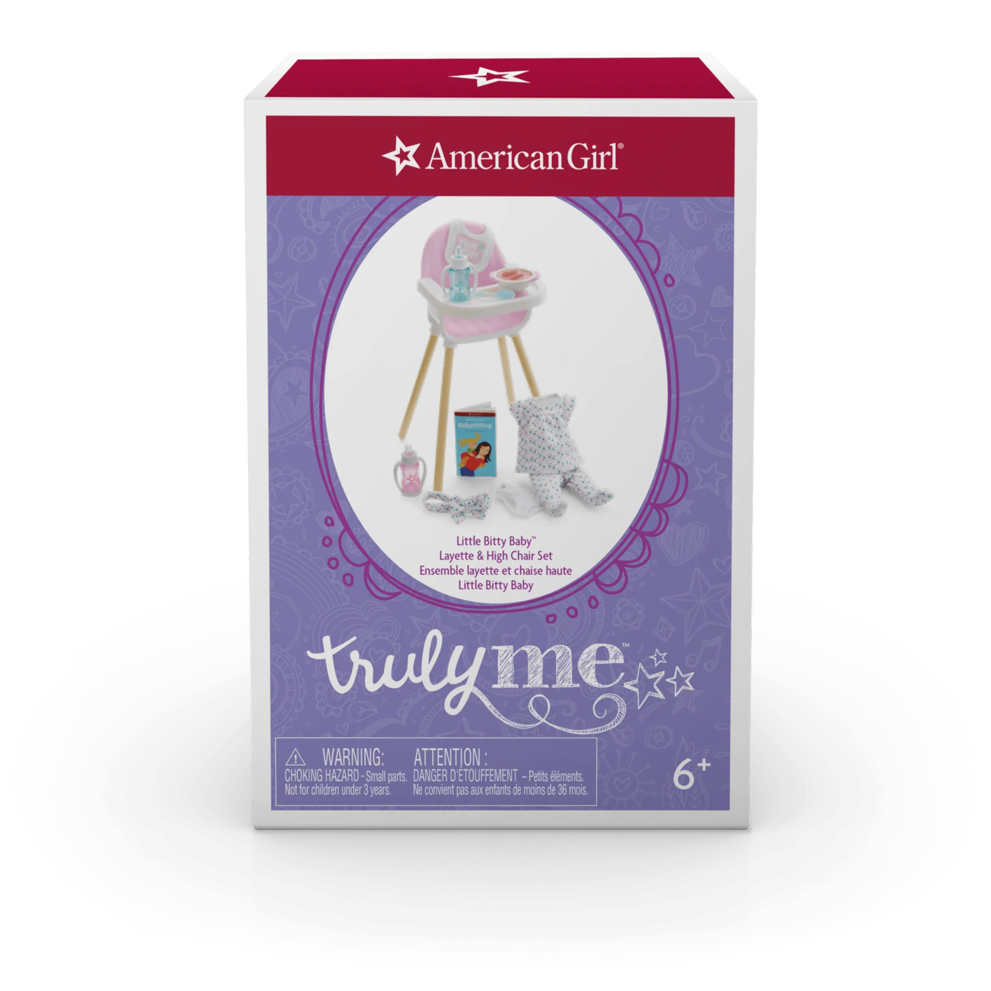 Little Bitty Baby™ Layette & High Chair Set for 7.75-inch Dolls 5 Little Bitty Baby™ Layette & High Chair Set for 7.75-inch Dolls