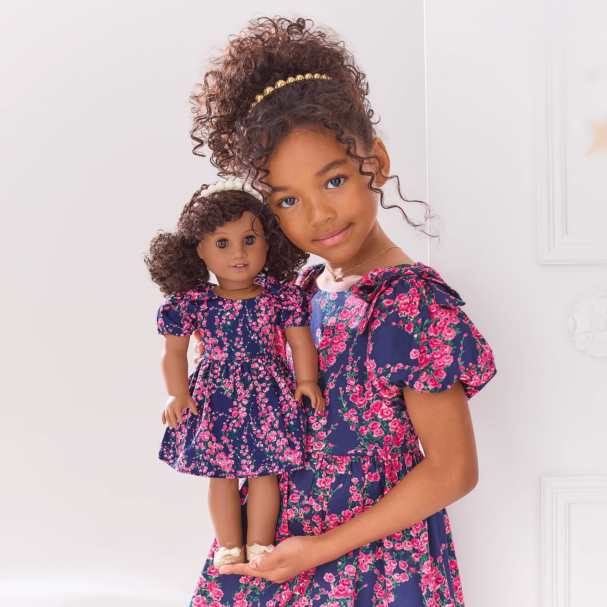 American Girl® x Janie and Jack Rosy Cascade Party Dress for Girls & 18-inch Dolls 12 American Girl® x Janie and Jack Rosy Cascade Party Dress for Girls & 18-inch Dolls
