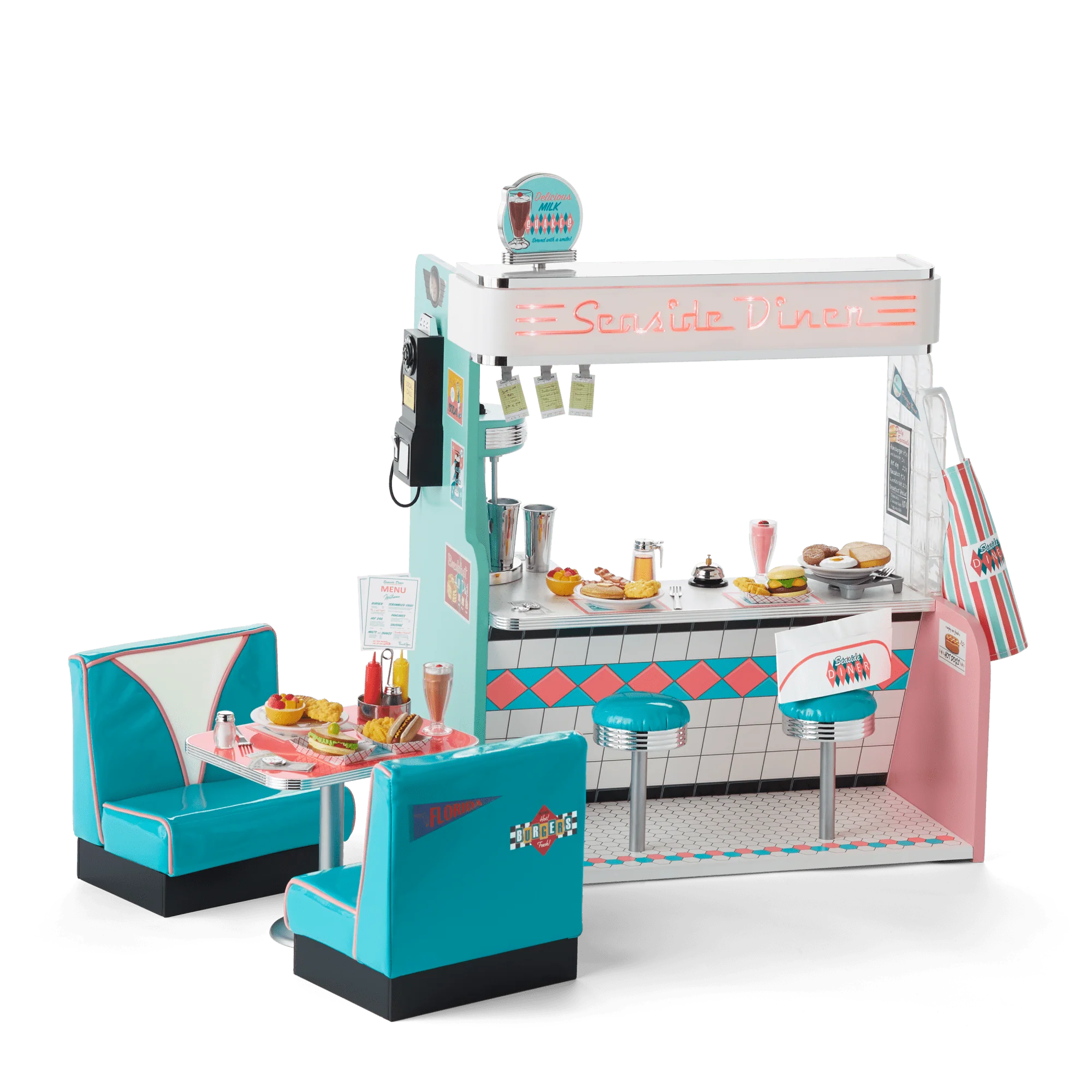 Maryellen’s™ Seaside Diner for 18-inch Dolls (Historical Characters)