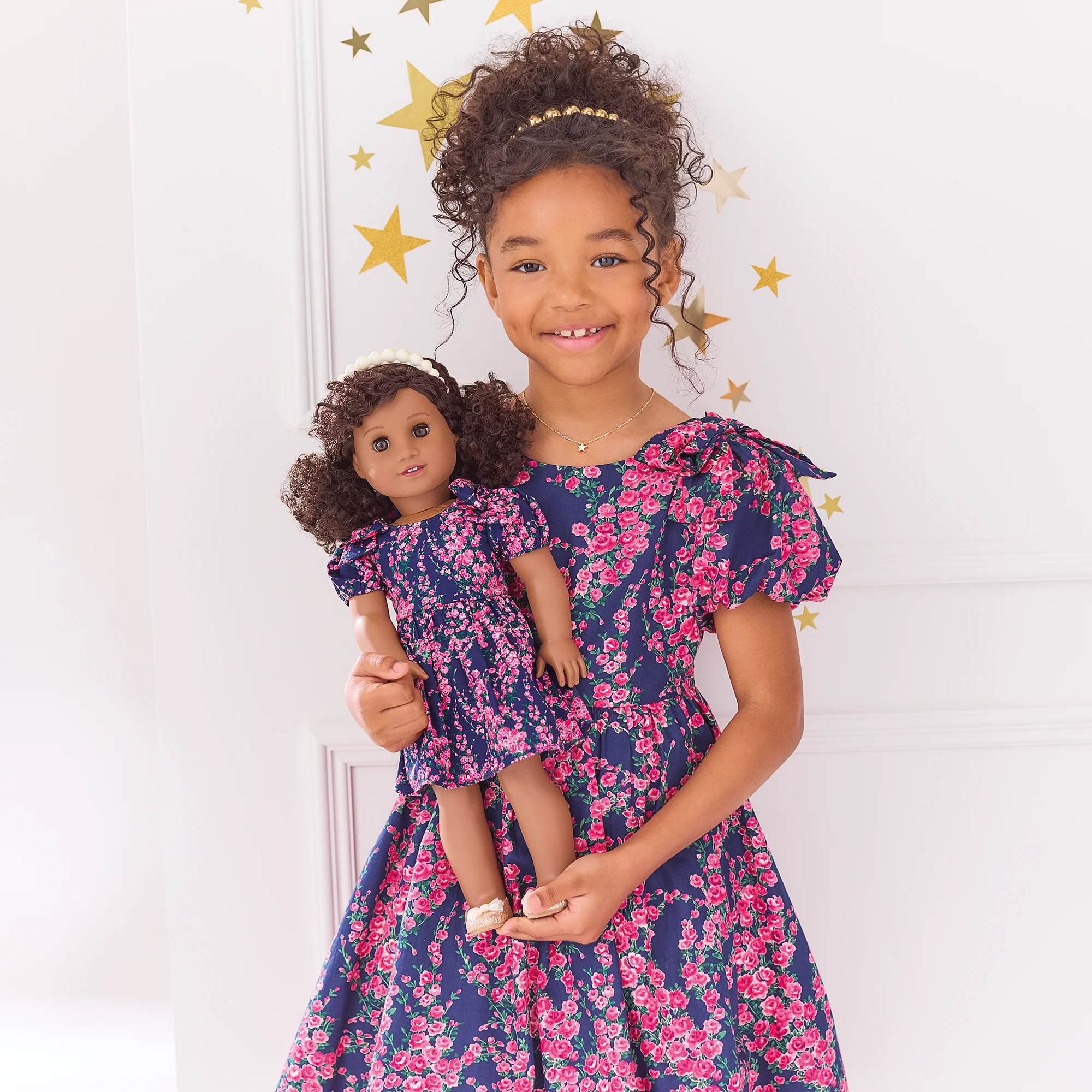 American Girl® x Janie and Jack Rosy Cascade Party Dress for Girls & 18-inch Dolls 13 American Girl® x Janie and Jack Rosy Cascade Party Dress for Girls & 18-inch Dolls