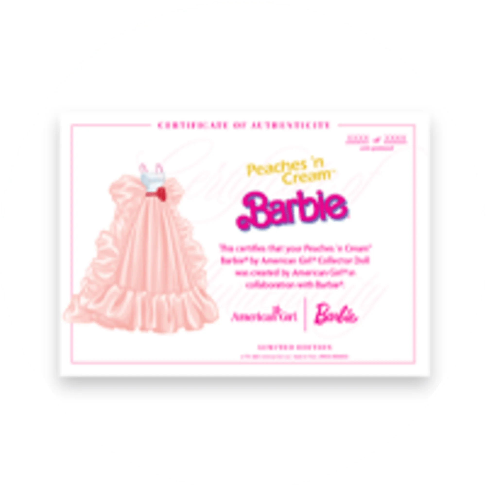 Peaches ’n Cream™ Barbie® by American Girl® Collector Doll