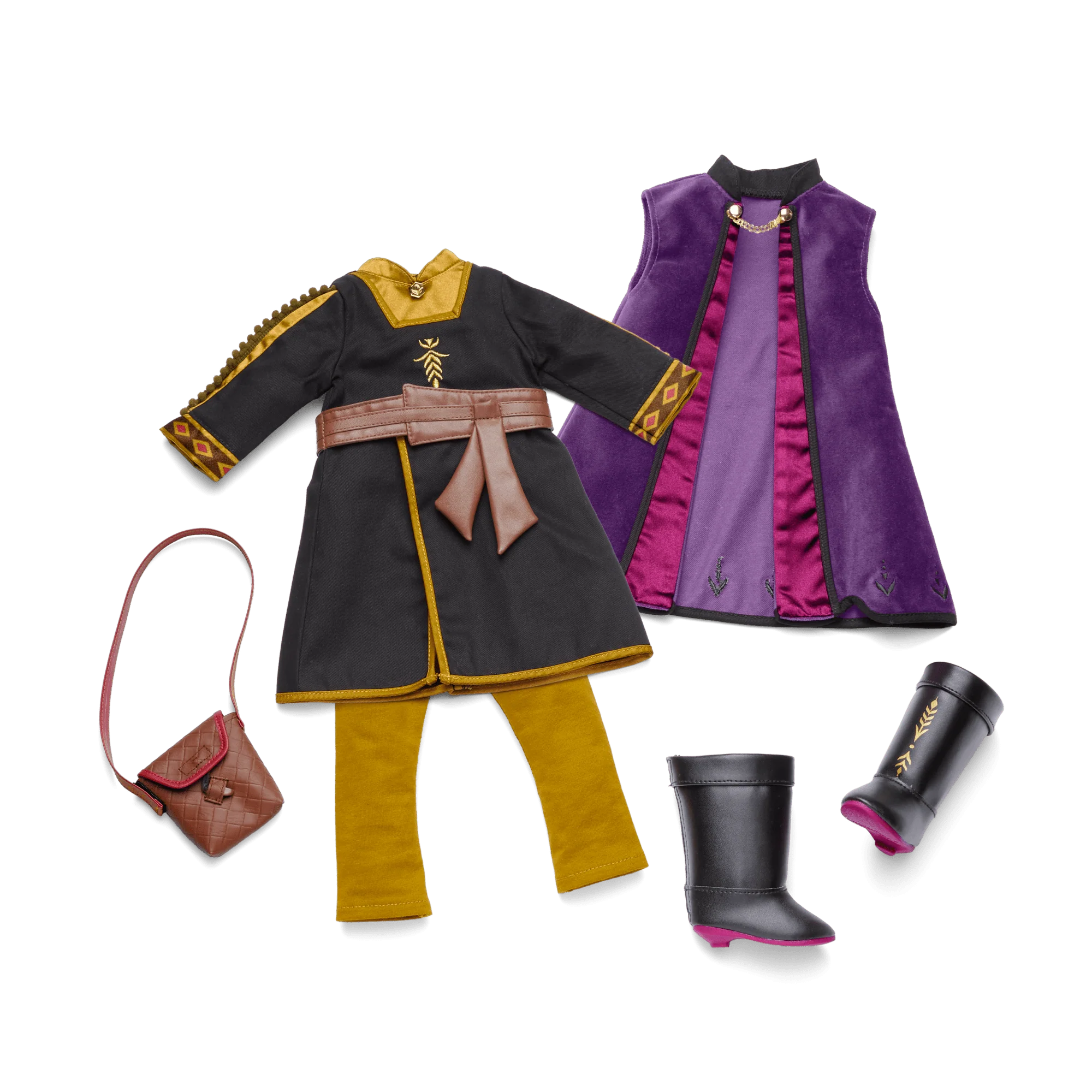 Disney Frozen Anna Adventure Outfit & Travel Bag for 18-inch Dolls by American Girl®