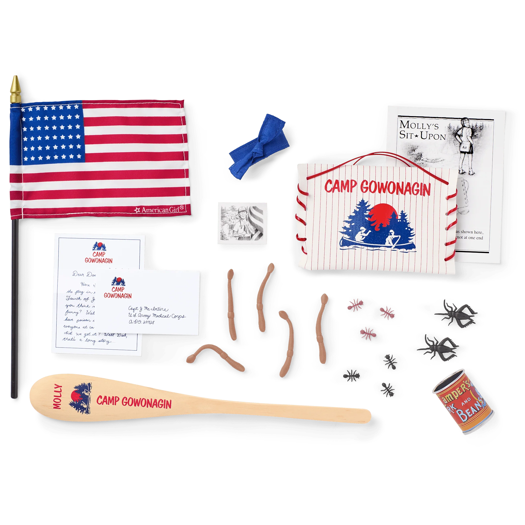Molly’s™ Camp Gowonagin Accessories for 18-inch Dolls