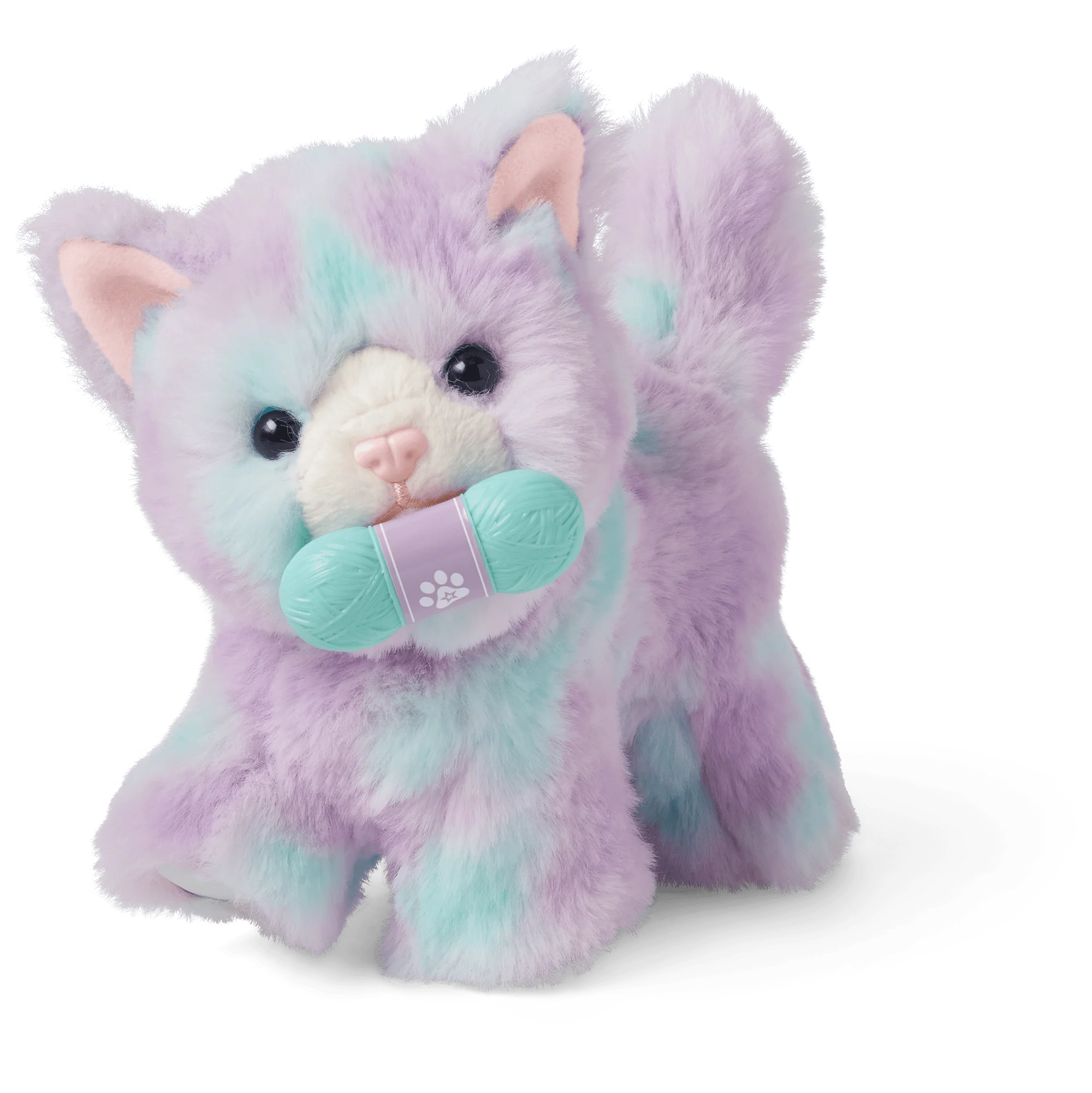 Purrpley Pink Kitty Cat for 18-inch Dolls