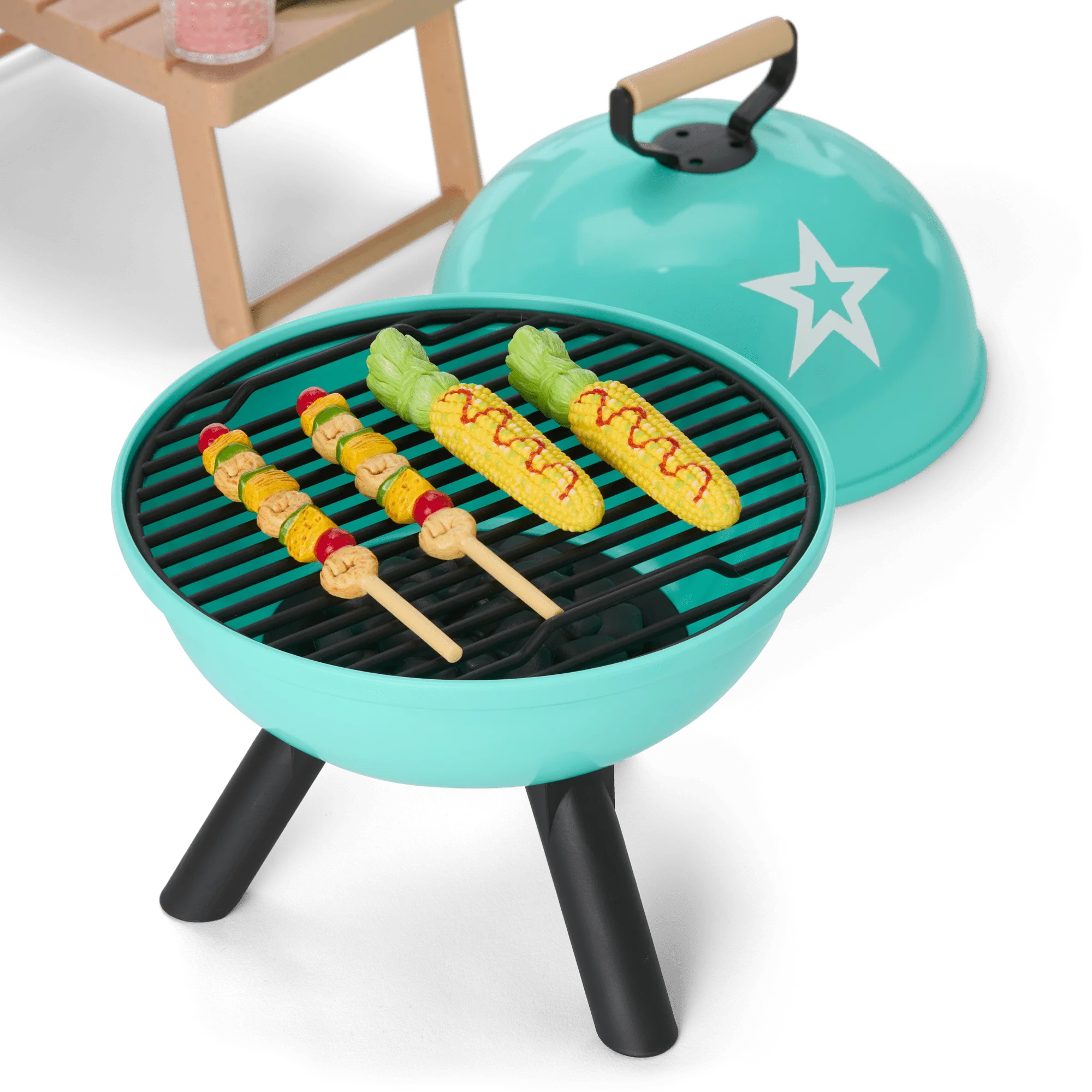 Raquel's™ Beach Chairs & Barbecue Set for 18-inch Dolls (Girl of the Year™ 2026) 7 Raquel's™ Beach Chairs & Barbecue Set for 18-inch Dolls (Girl of the Year™ 2026)