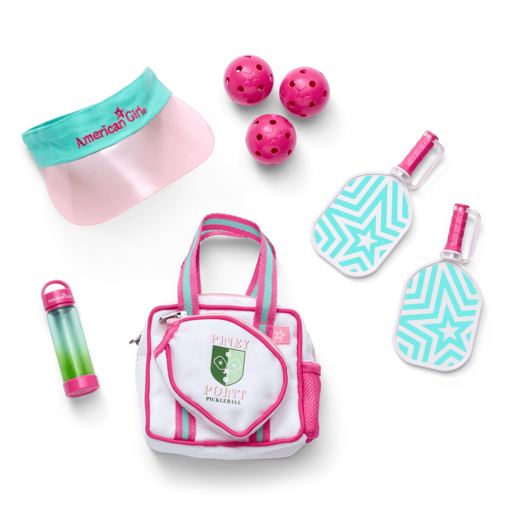 Raquel's™ Pickleball Bag & Paddle Set for 18-inch Dolls (Girl of the Year™ 2026) 8 Raquel's™ Pickleball Bag & Paddle Set for 18-inch Dolls (Girl of the Year™ 2026)