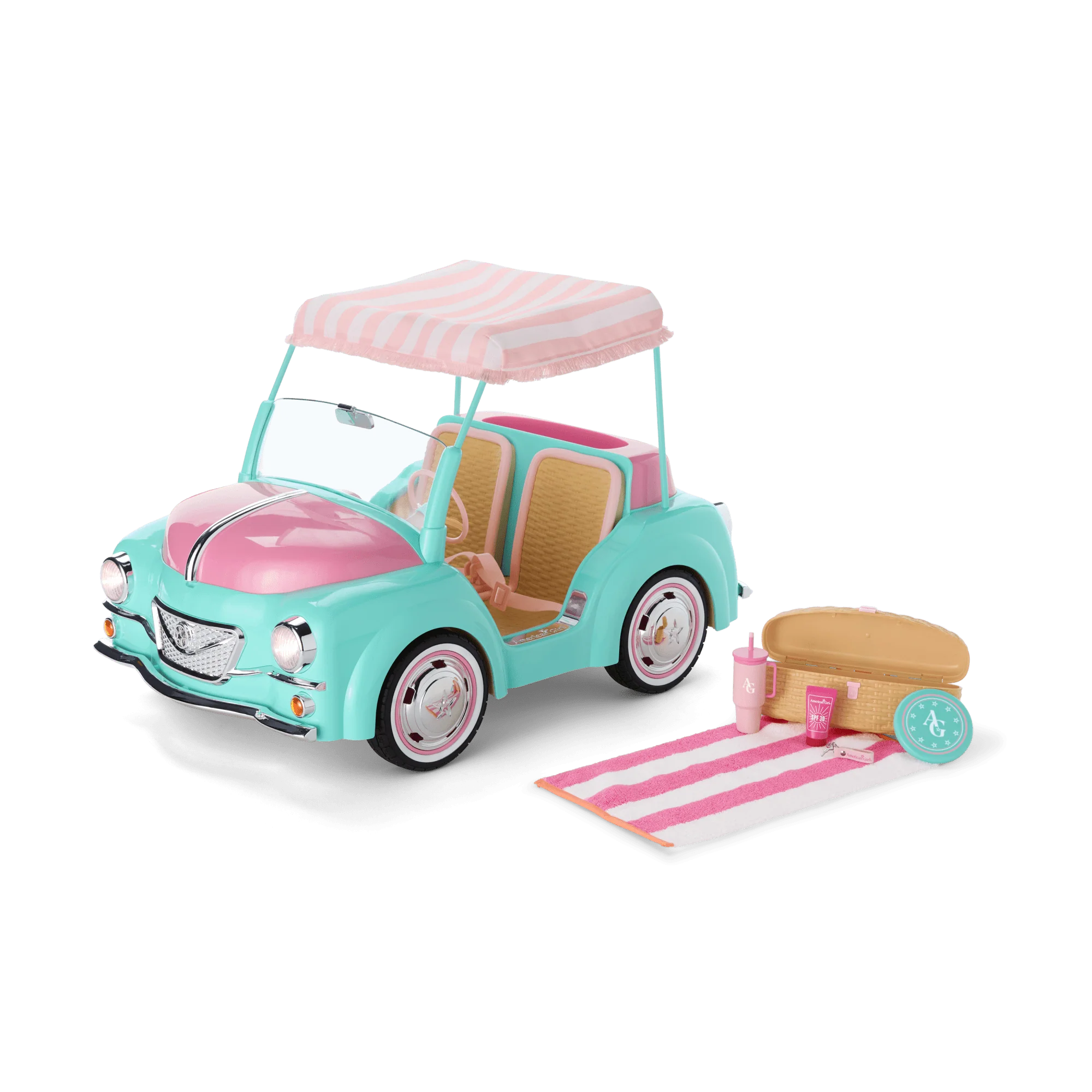 Raquel's™ Seaside Car for 18-inch Dolls (Girl of the Year™ 2026)