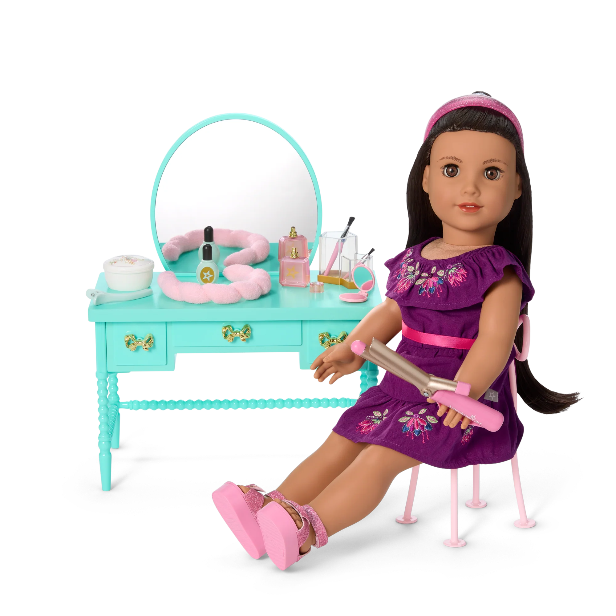 Raquel’s™ Vintage Vanity for 18-inch Dolls (Girl of the Year™ 2026)