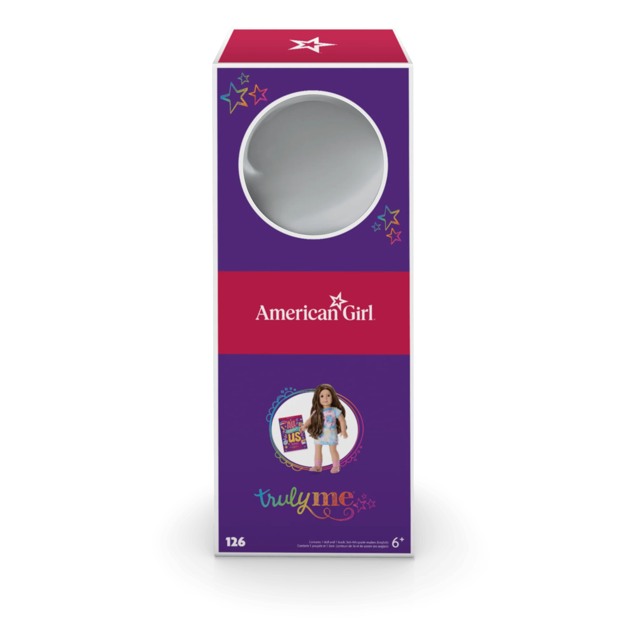 Truly Me™ 18-inch Doll #126 with long wavy brown hair