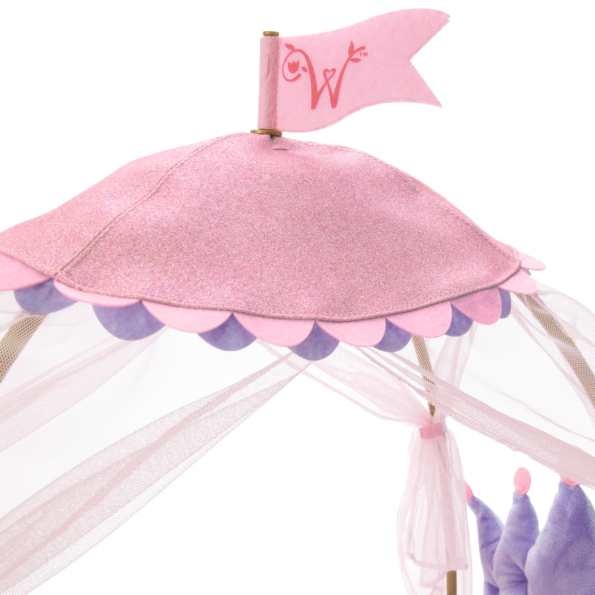 Royal Canopy Bed for WellieWishers™ Dolls