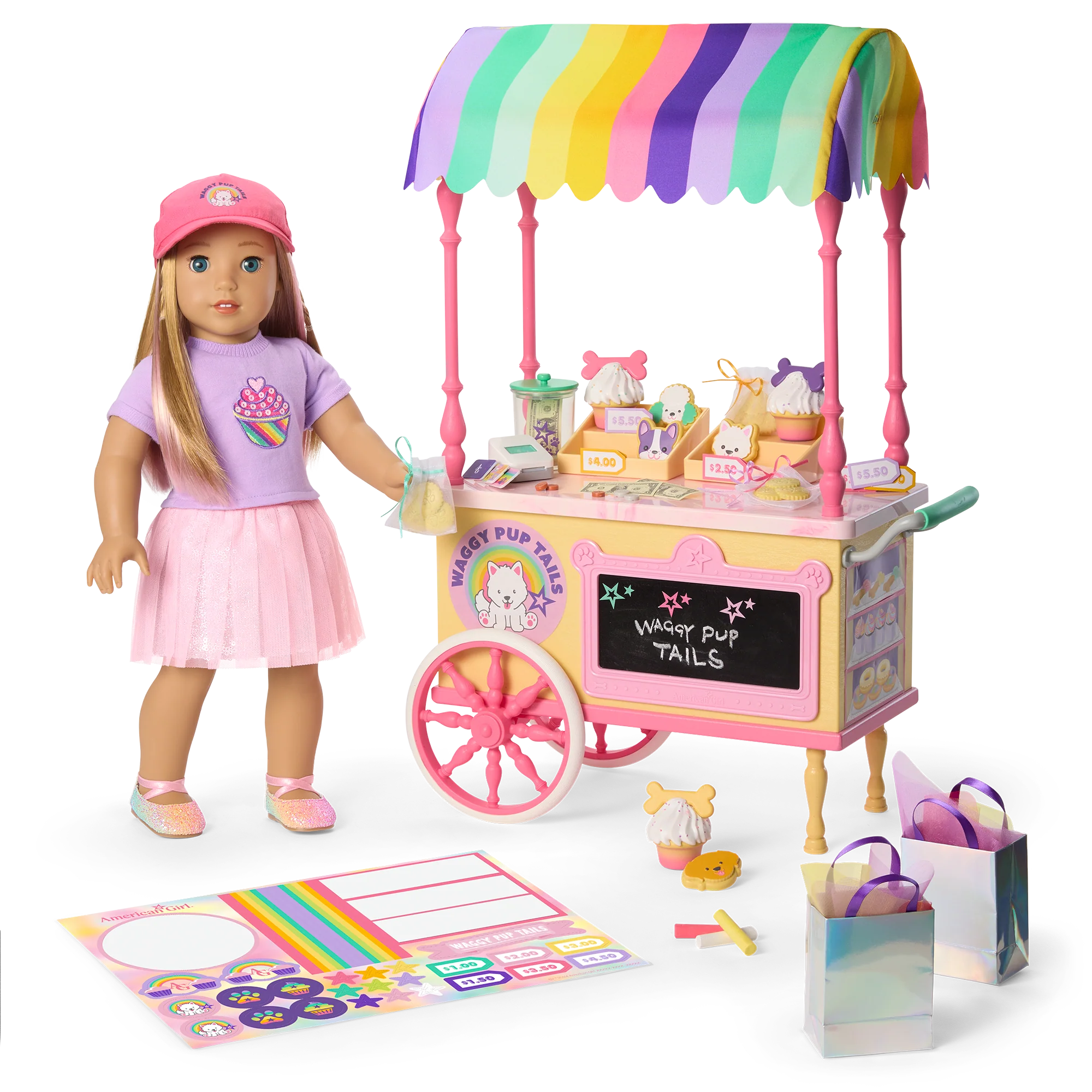 Summer’s™ Treat Cart for 18-inch Dolls (Girl of the Year™ 2025)