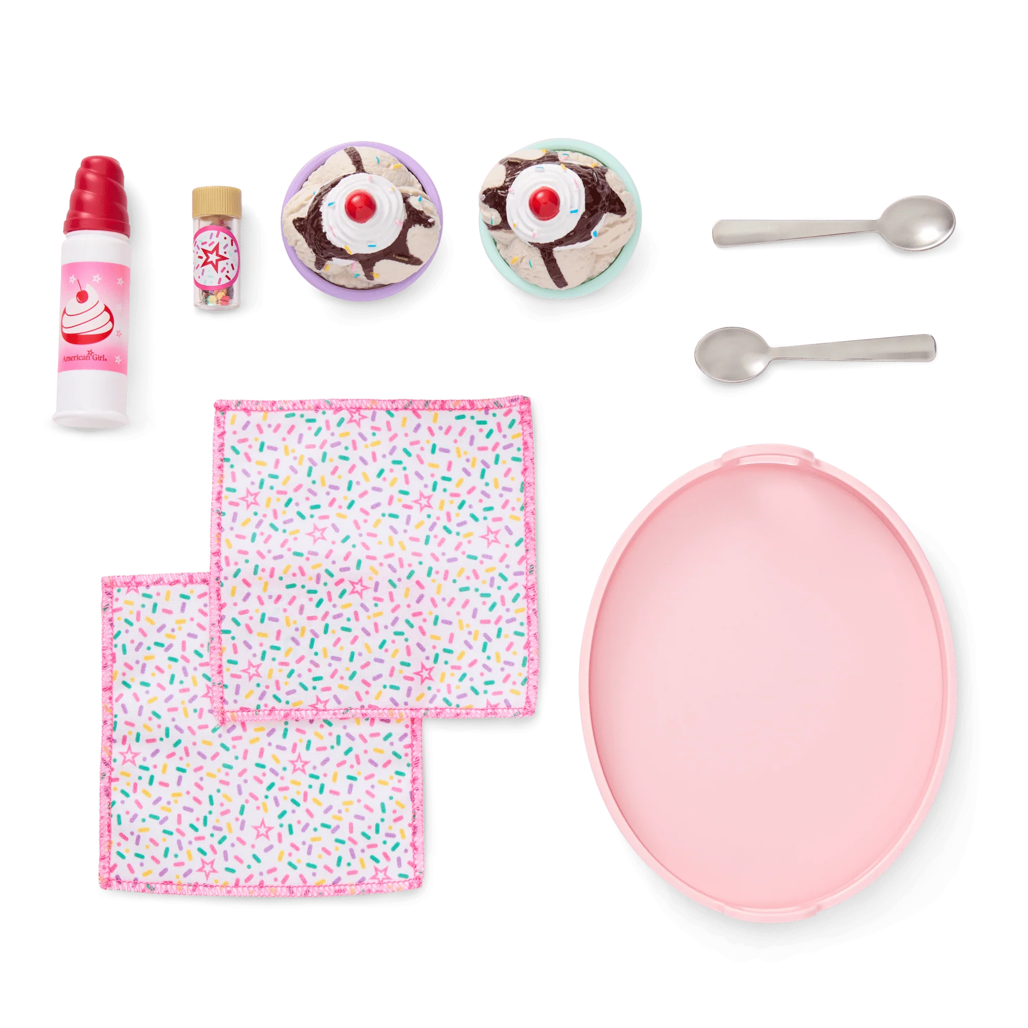Sundaes for Two Set for 18-inch Dolls