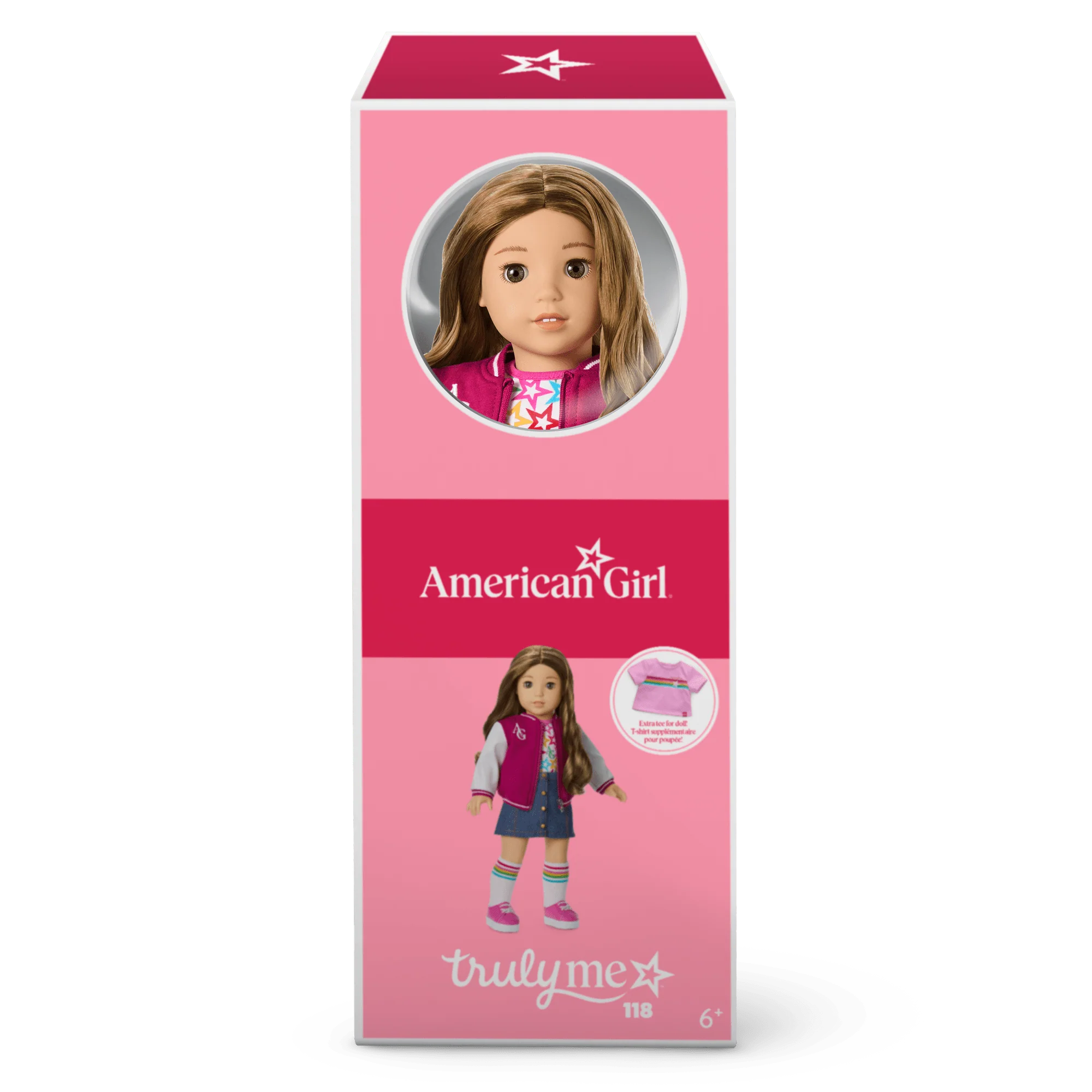 Truly Me™ 18-inch Doll #118 with curly caramel hair 18 Truly Me™ 18-inch Doll #118 with curly caramel hair