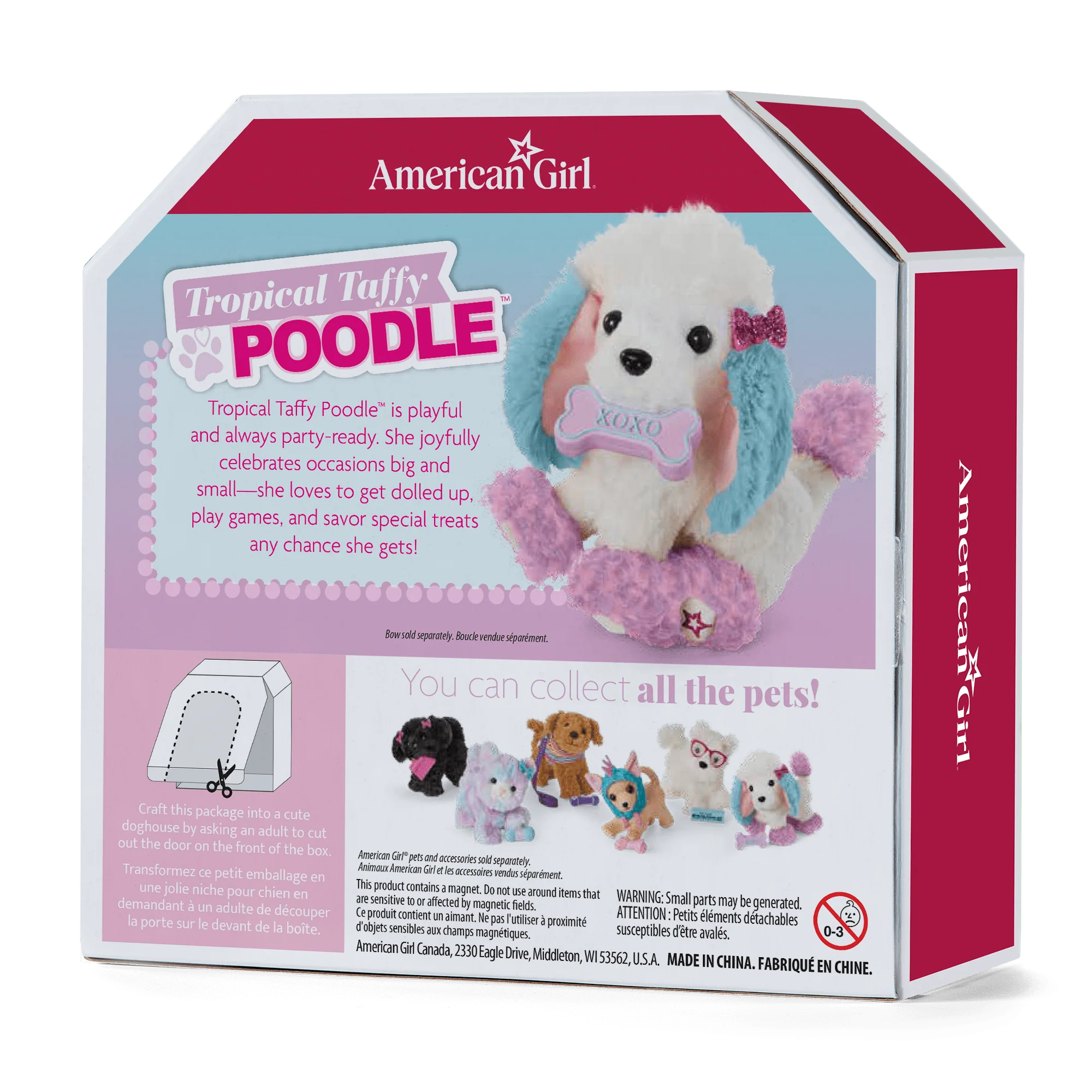 Tropical Taffy Poodle™ for 18-inch Dolls