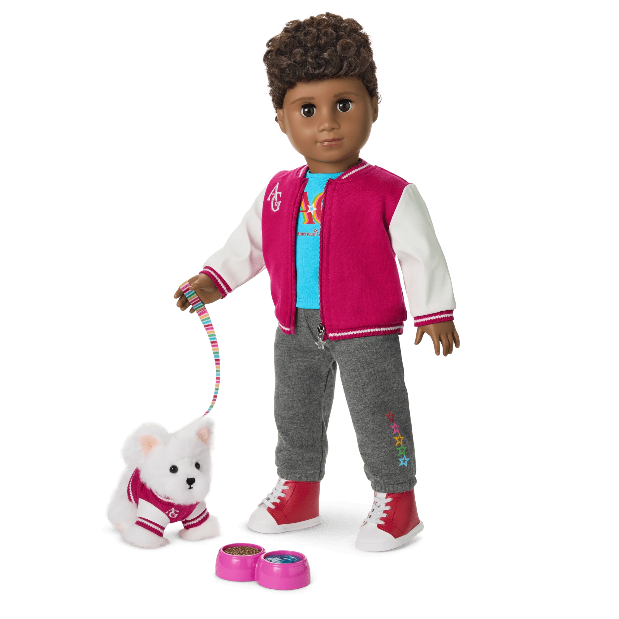 Truly Me™ 18-inch Doll #113, Puppy & Accessories AG™ Star Squad Bundle