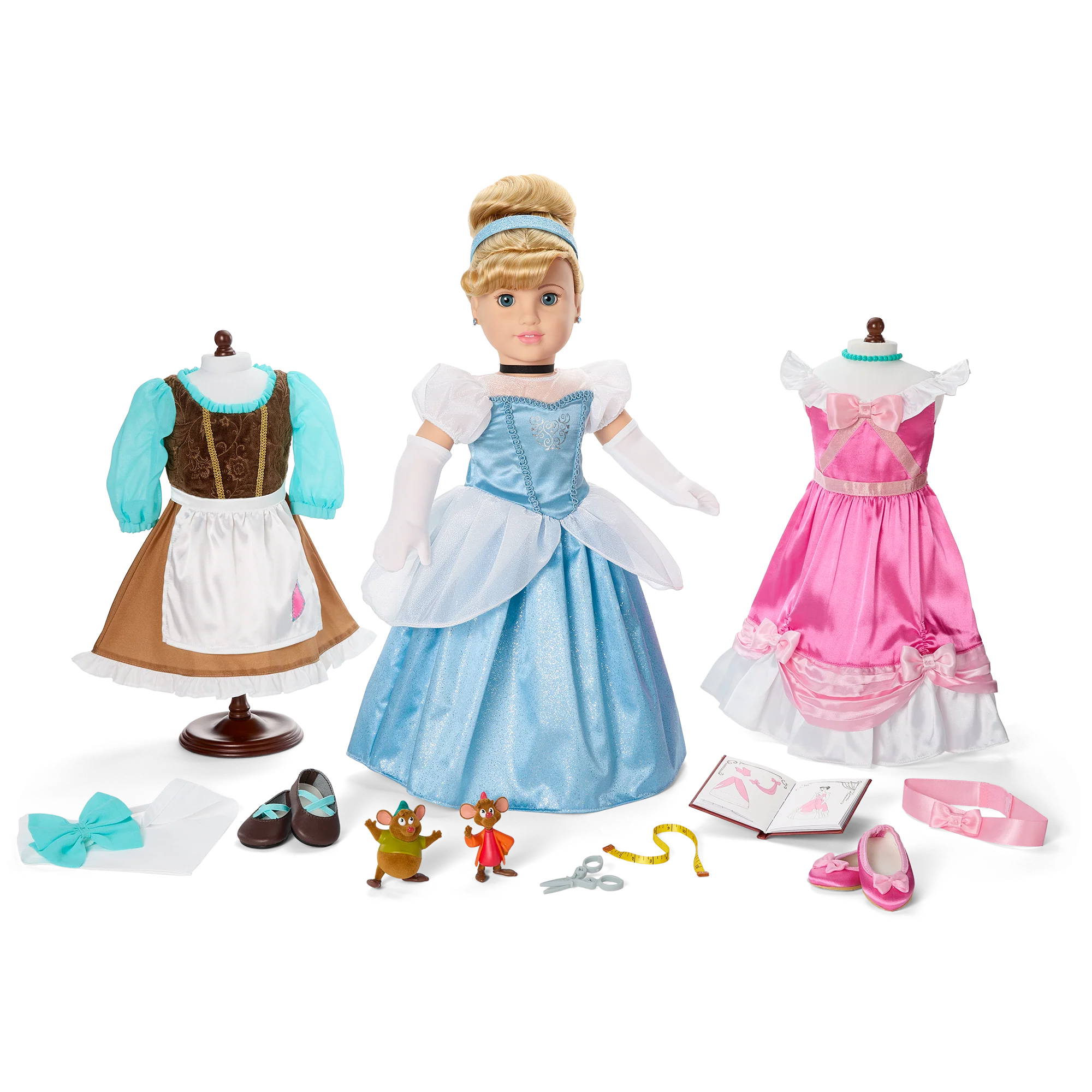 American Girl® Disney Princess Cinderella Doll Story Bundle