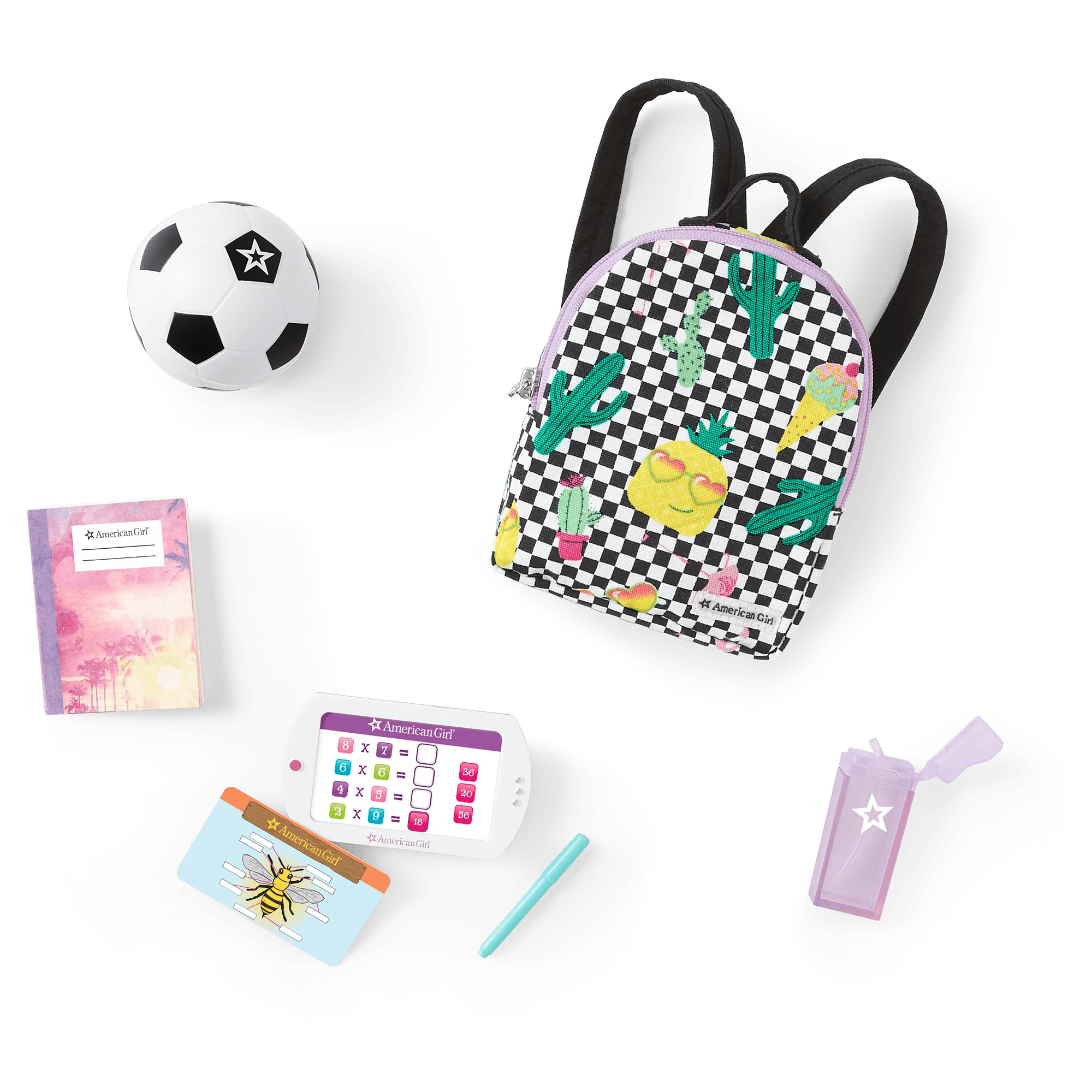 American Girl® Truly Me™ Doll #67 and School Day to Soccer Play Set