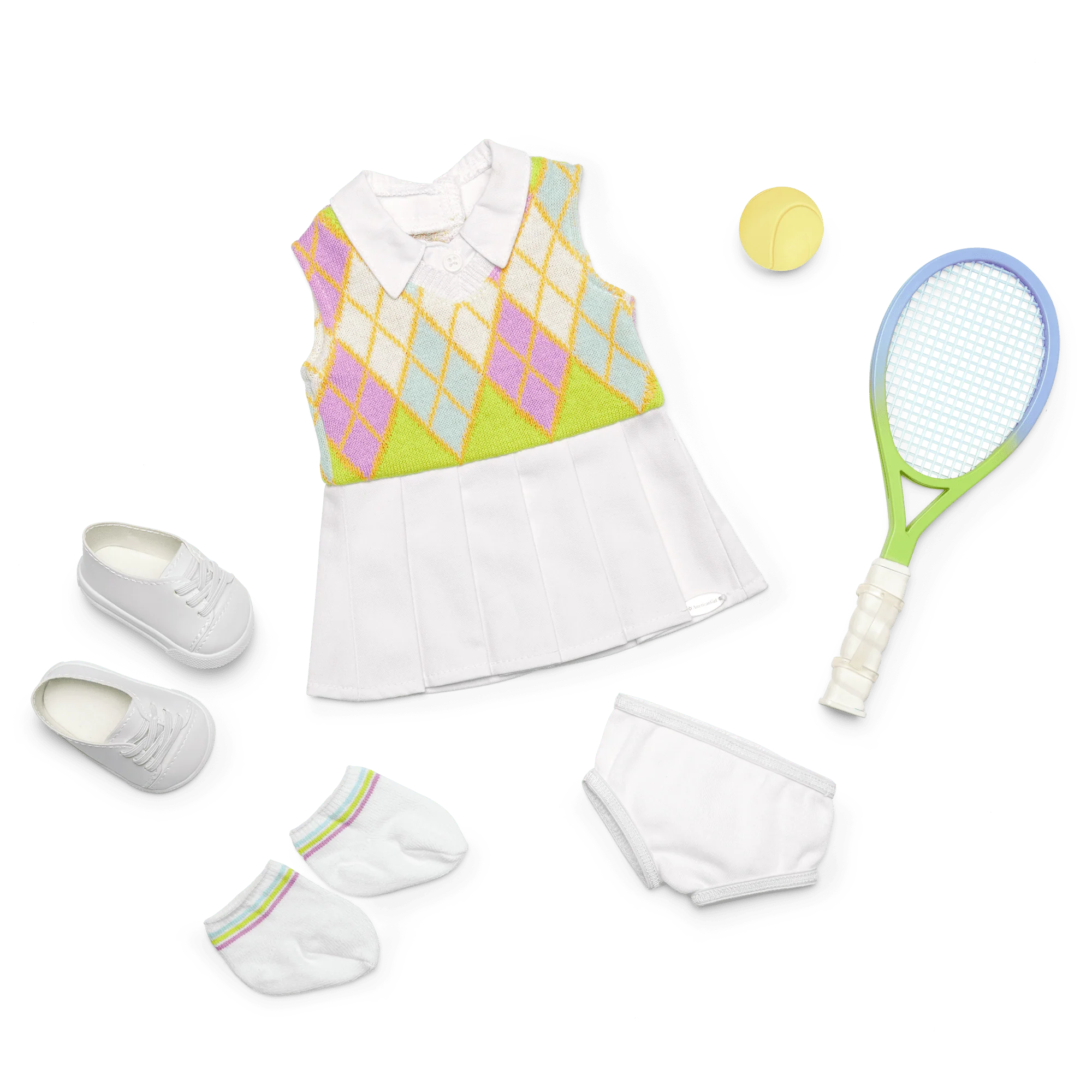 ’90s Twins Isabel’s™ Tennis Gift Set (Historical Characters)