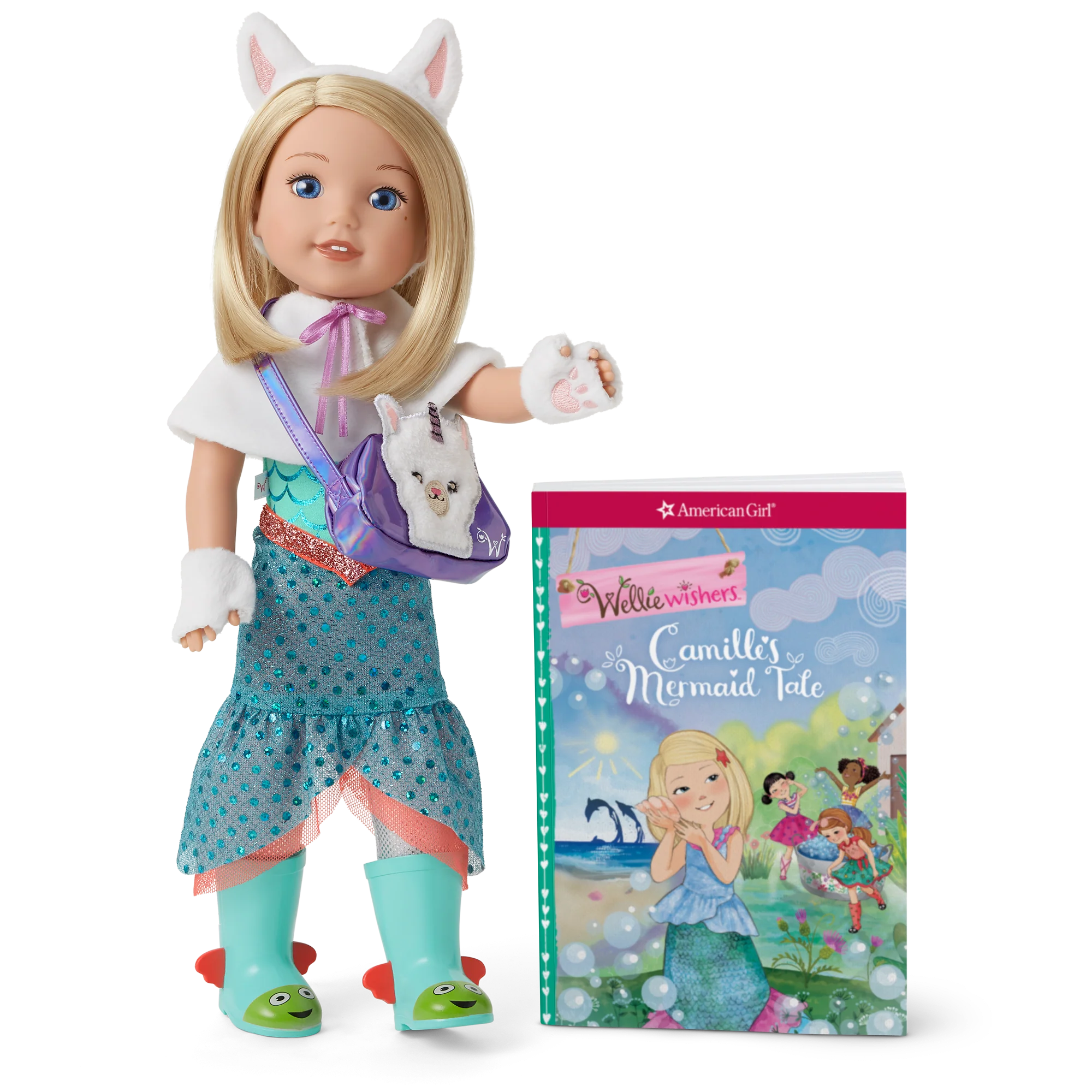 Camille™ Doll, Book & Magical Llamacorn Accessories