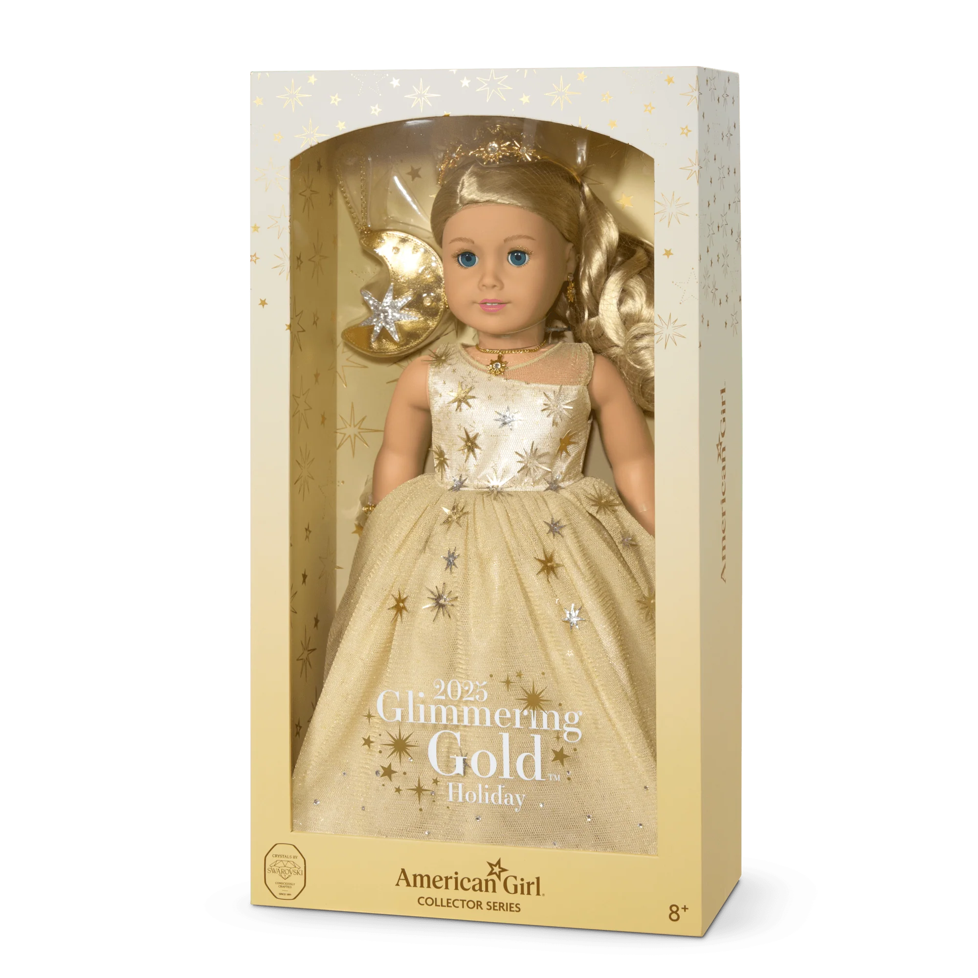 American Girl® 2025 Glimmering Gold™ Holiday Collector Doll 16 American Girl® 2025 Glimmering Gold™ Holiday Collector Doll