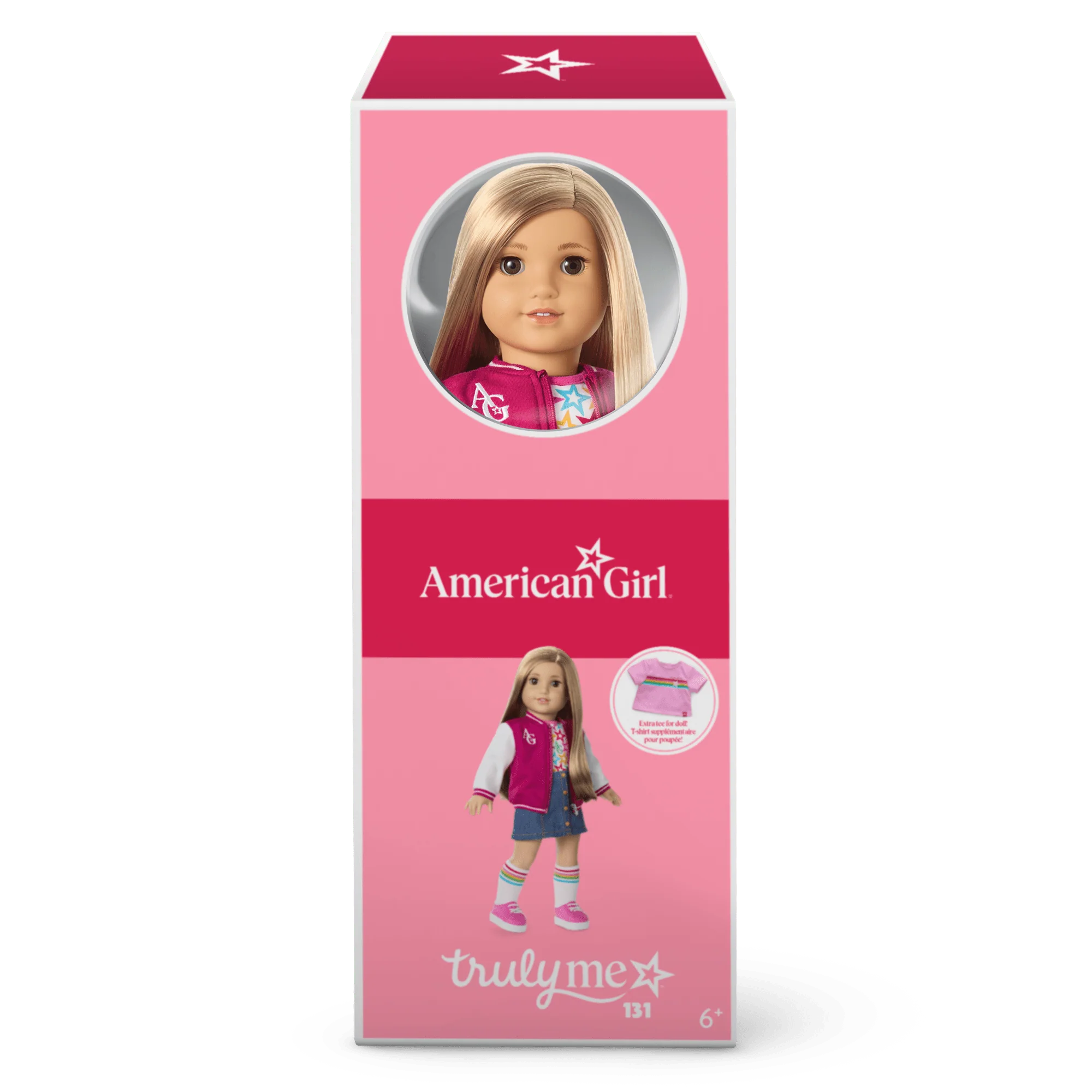 Truly Me™ 18-inch Doll #131 with straight blonde hair 18 Truly Me™ 18-inch Doll #131 with straight blonde hair