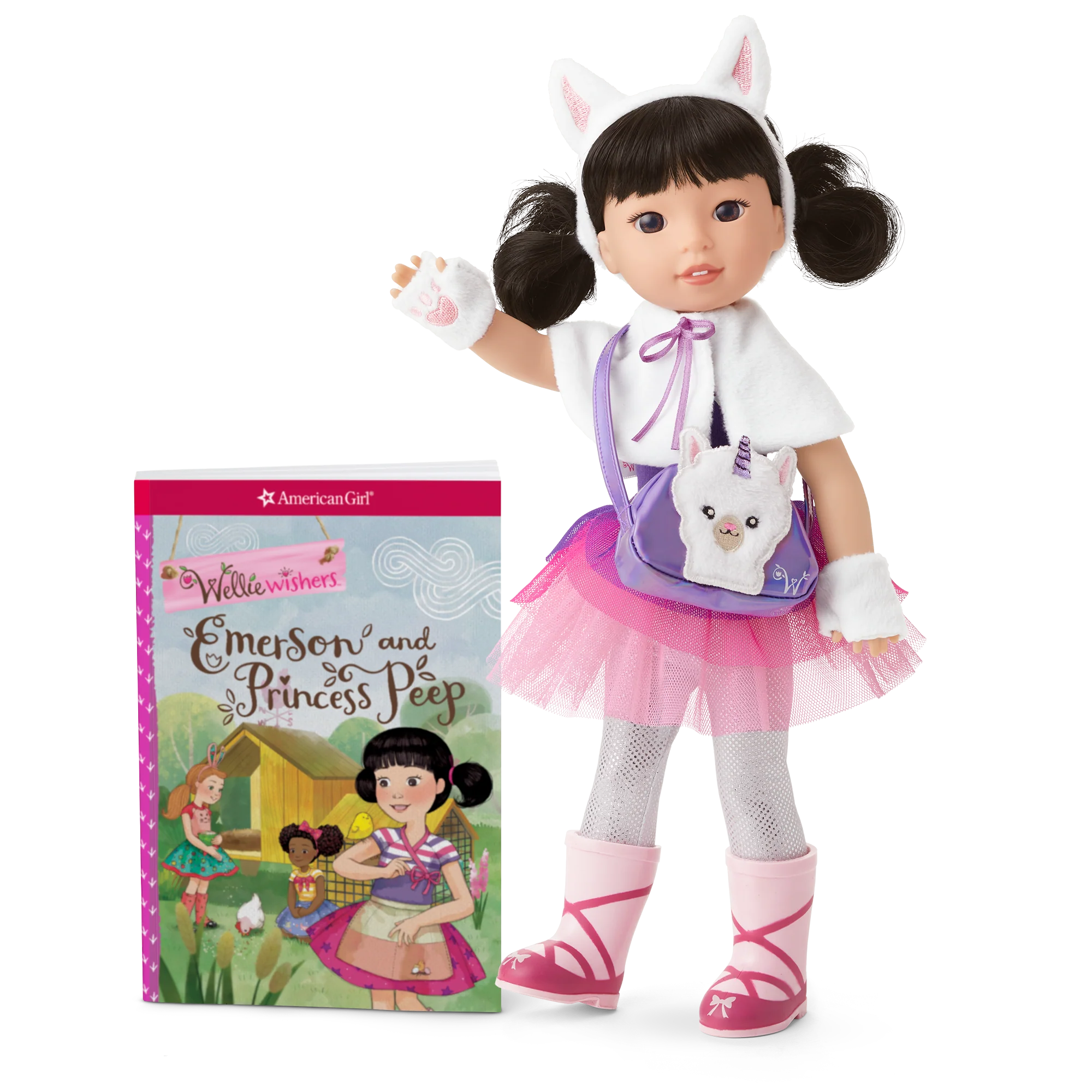 Emerson™ Doll, Book & Magical Llamacorn Accessories