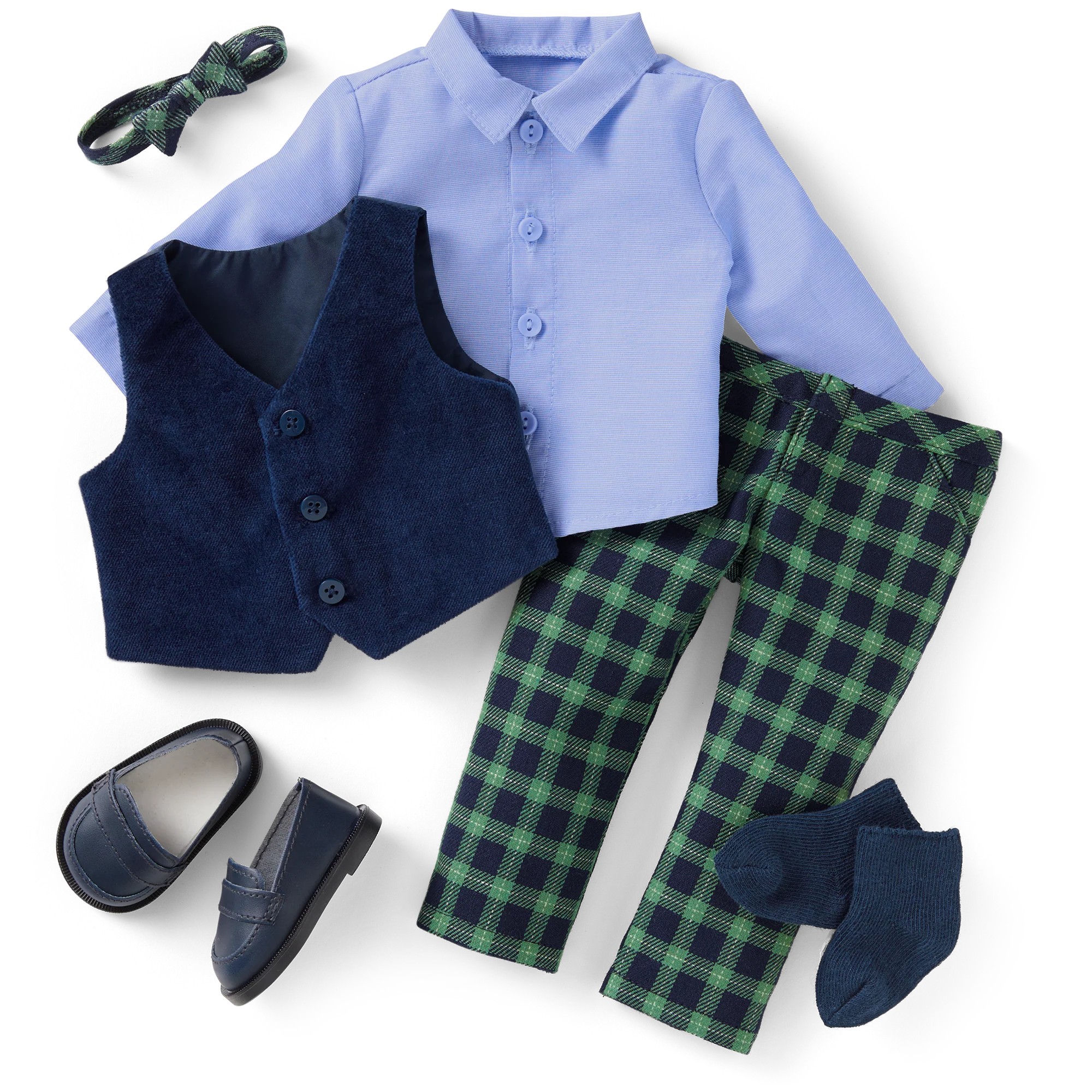 American Girl® x Janie and Jack Tartan Plaid Outfit for 18-inch Dolls