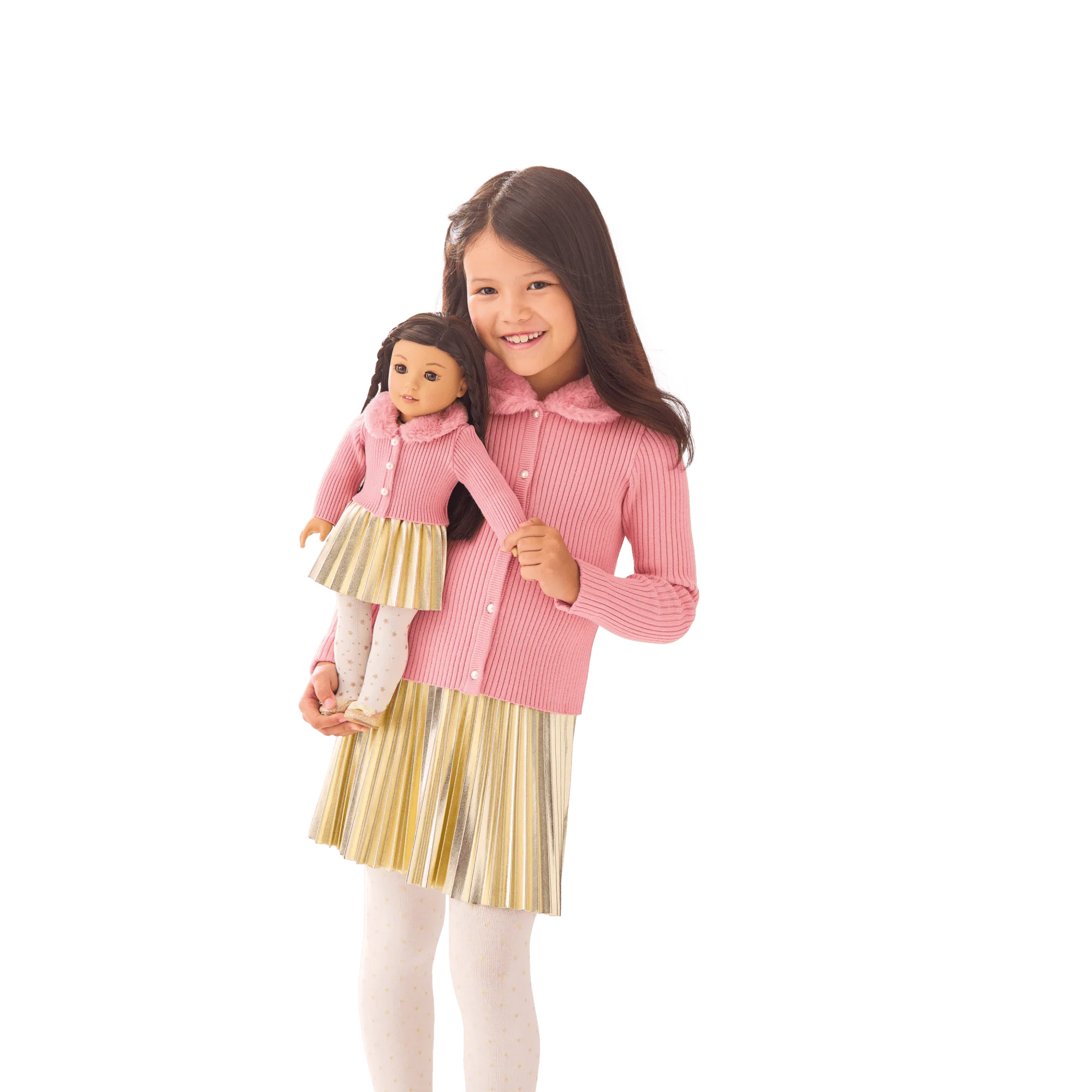 American Girl® x Janie and Jack Rosy Ribbed Cardigan for 18-inch Dolls 5 American Girl® x Janie and Jack Rosy Ribbed Cardigan for 18-inch Dolls