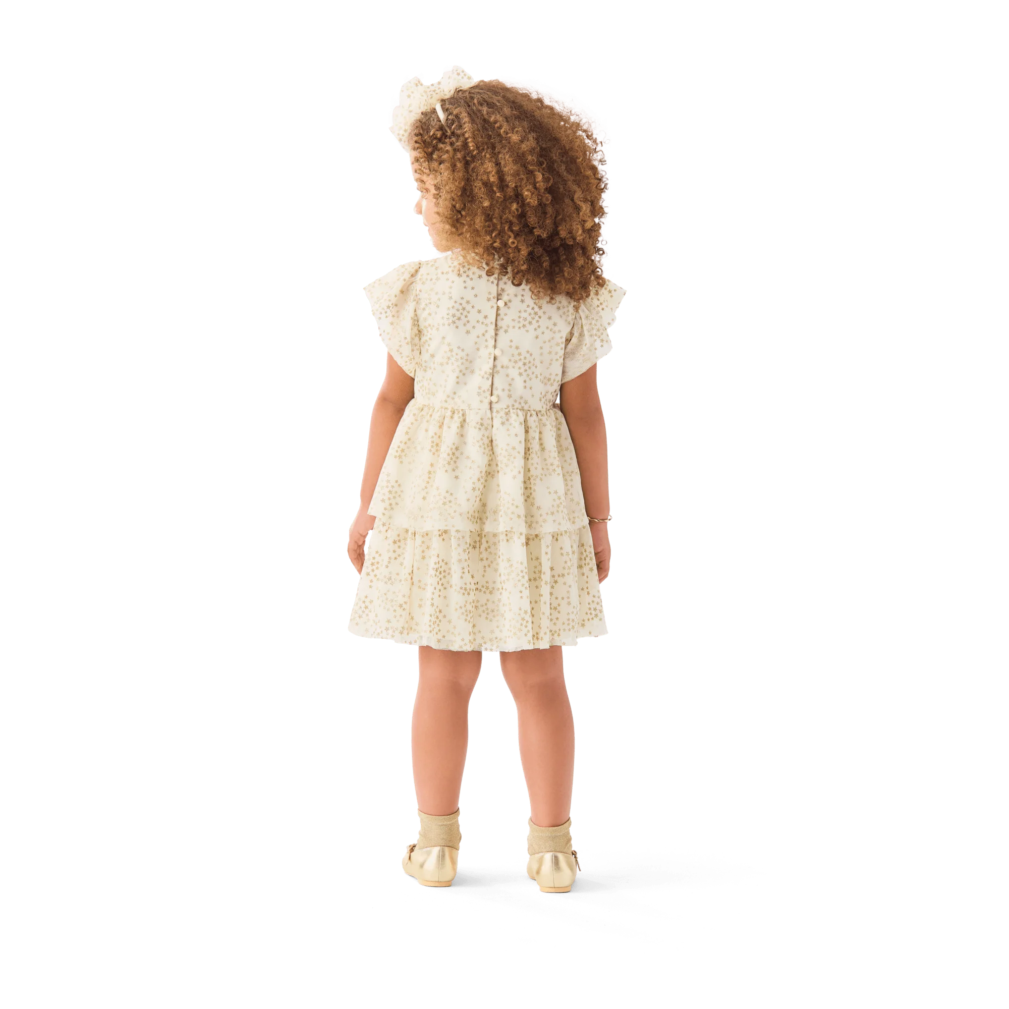 American Girl® x Janie and Jack Sparkly Cream Celebration Dress for Little Girls & Girls 5 American Girl® x Janie and Jack Sparkly Cream Celebration Dress for Little Girls & Girls