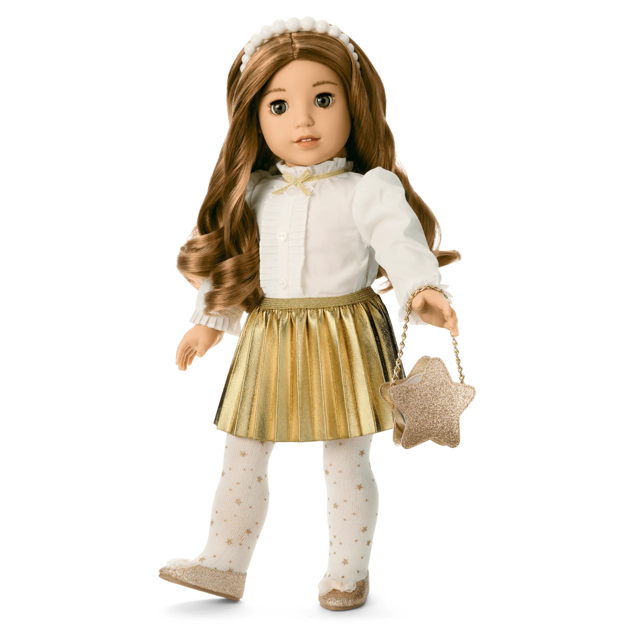 American Girl® x Janie and Jack Ruffles & Ribbon Blouse for 18-inch Dolls