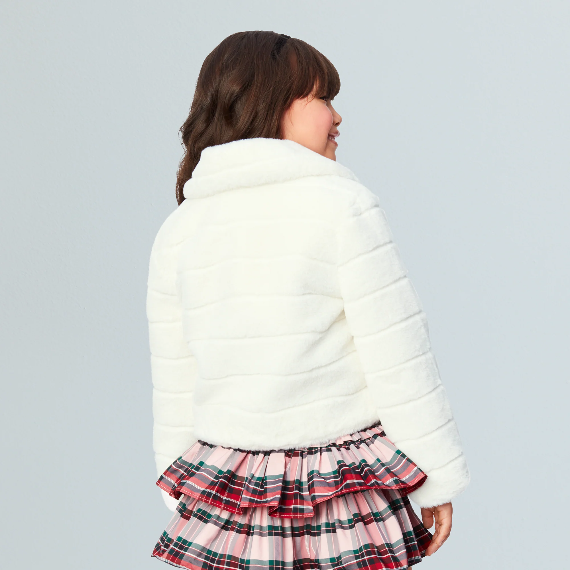 American Girl® x Janie and Jack Winter-White Jacket for Girls 3 American Girl® x Janie and Jack Winter-White Jacket for Girls