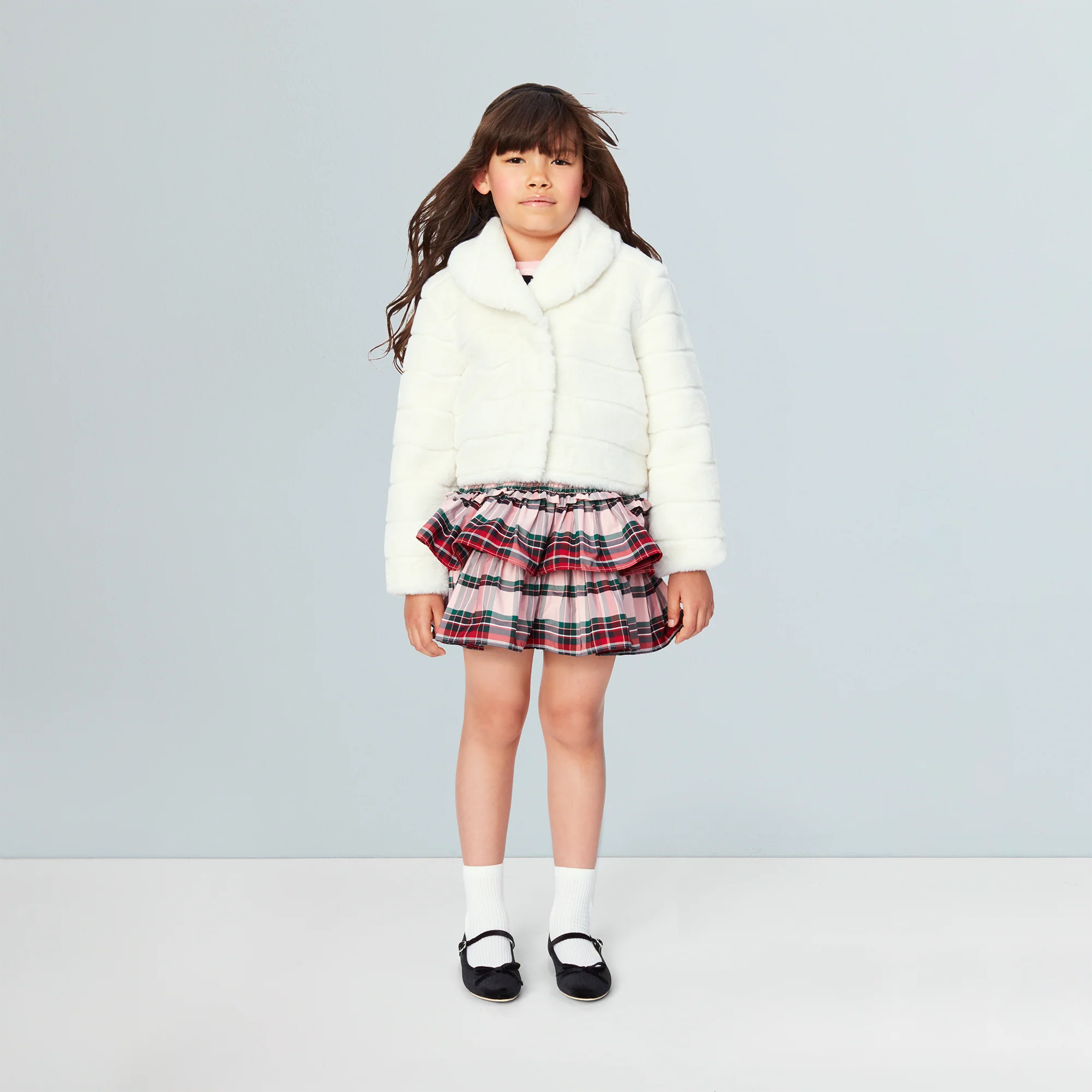 American Girl® x Janie and Jack Winter-White Jacket for Girls 4 American Girl® x Janie and Jack Winter-White Jacket for Girls