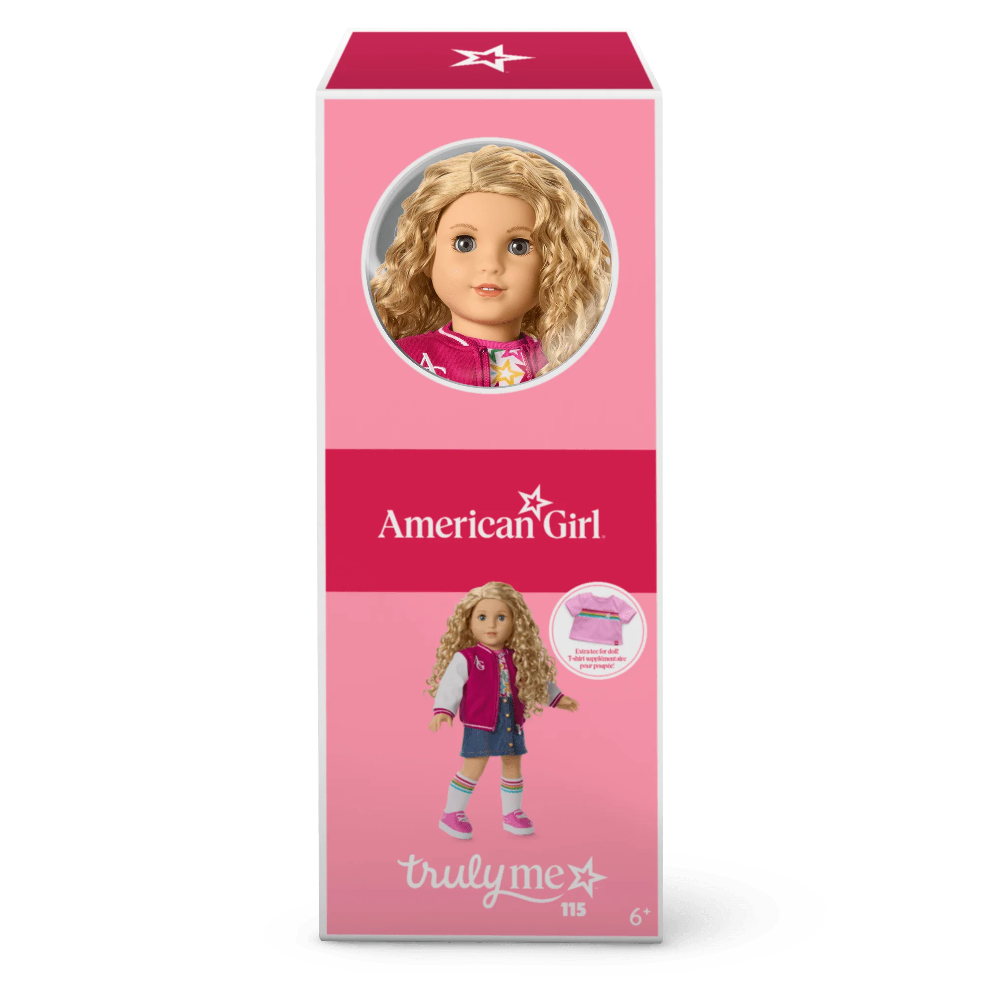 Truly Me™ 18-inch Doll #115 with curly blonde hair 18 Truly Me™ 18-inch Doll #115 with curly blonde hair