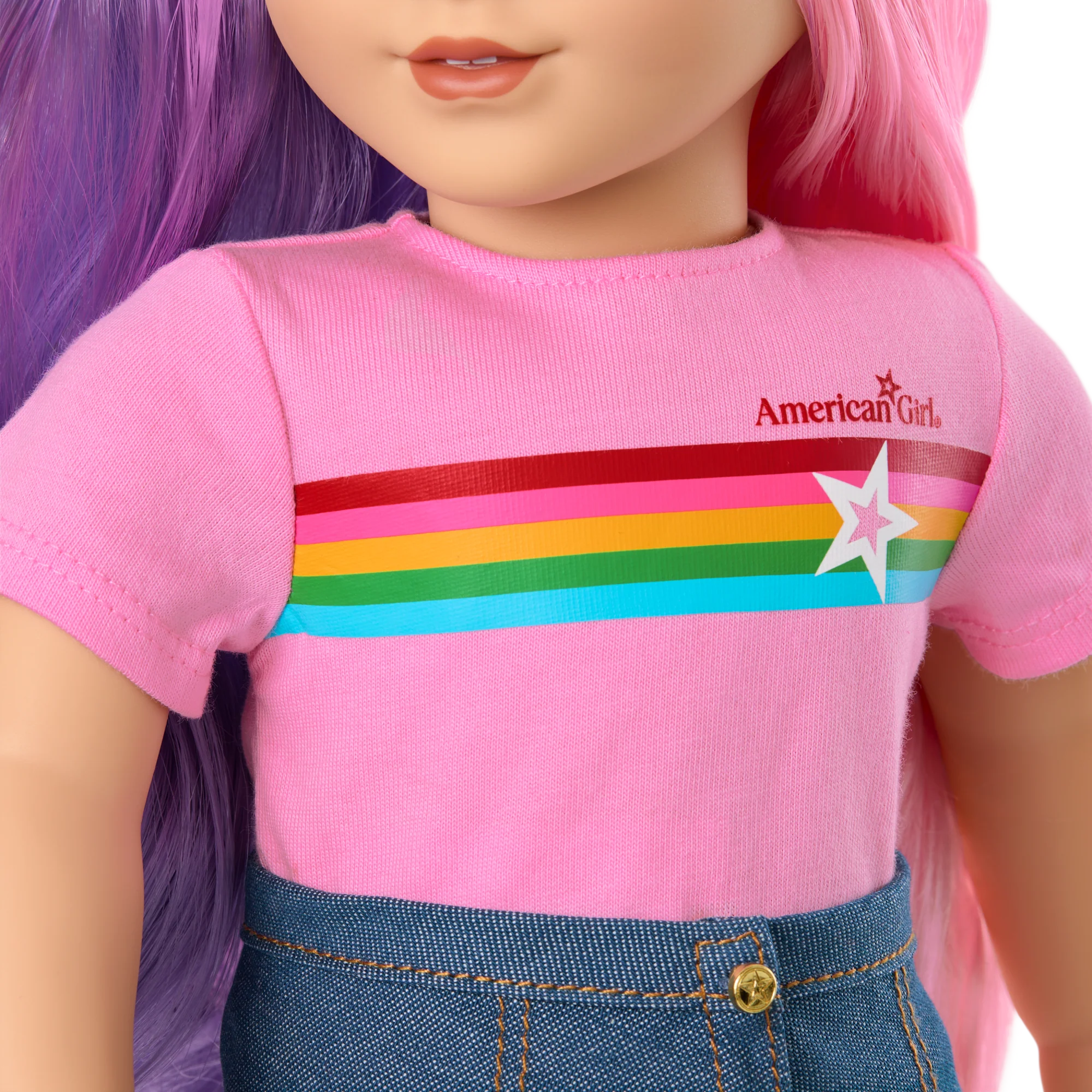 Truly Me™ 18-inch Doll #116 with wavy purple-and-pink hair 10 Truly Me™ 18-inch Doll #116 with wavy purple-and-pink hair