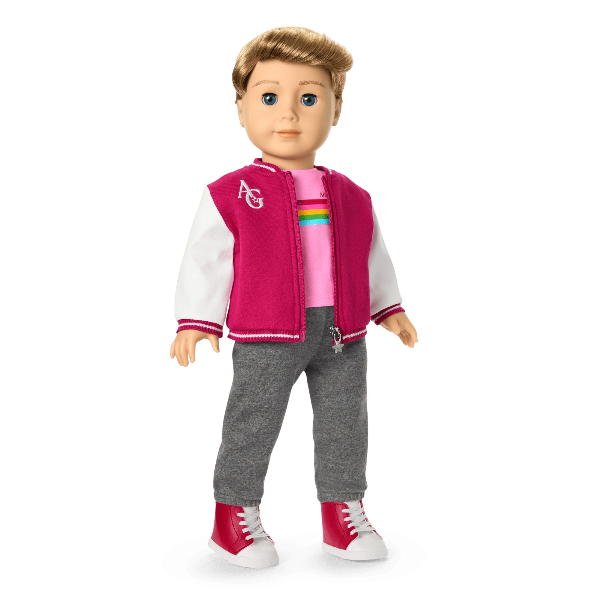 Truly Me™ 18-inch Doll #104 with straight caramel hair