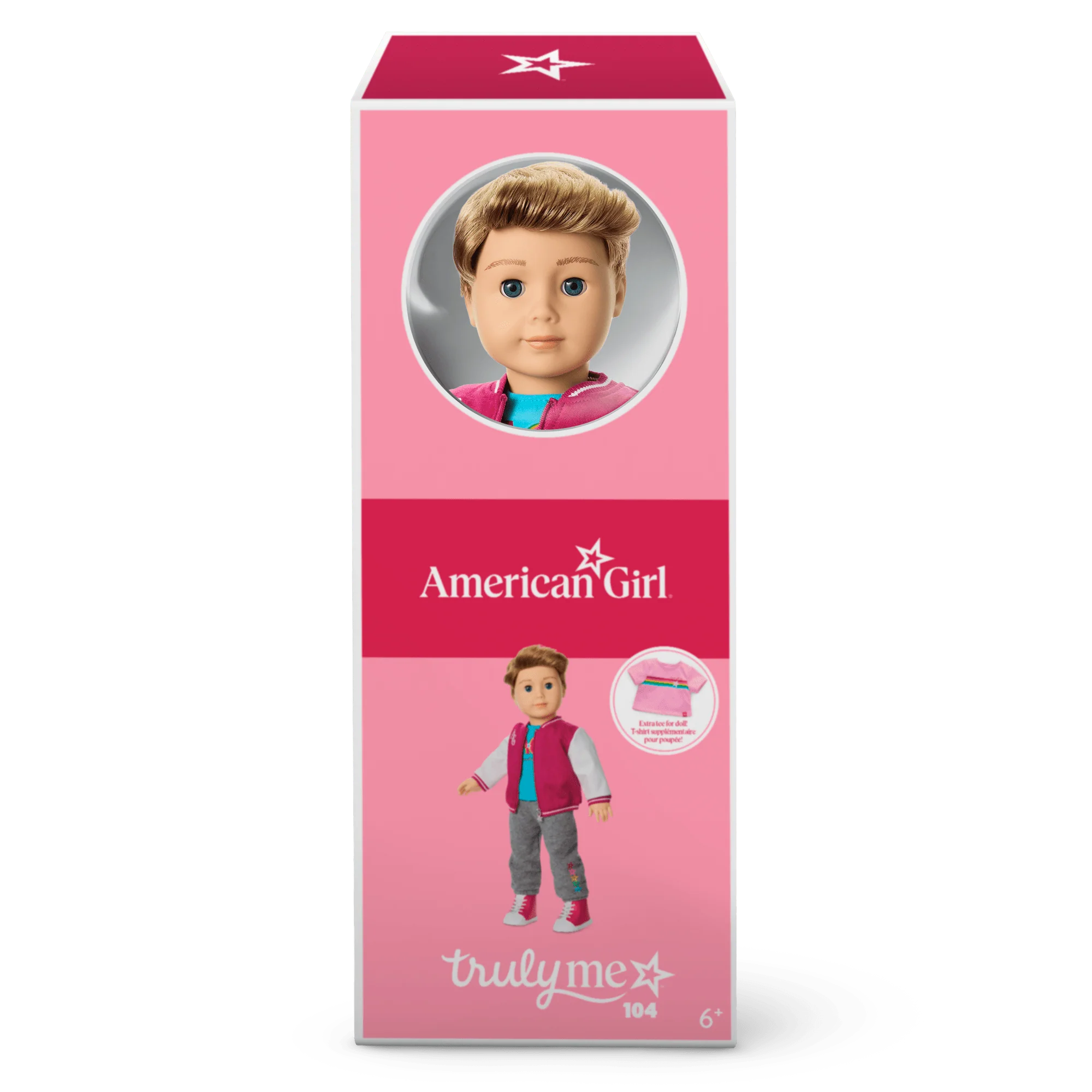 Truly Me™ 18-inch Doll #104 with straight caramel hair