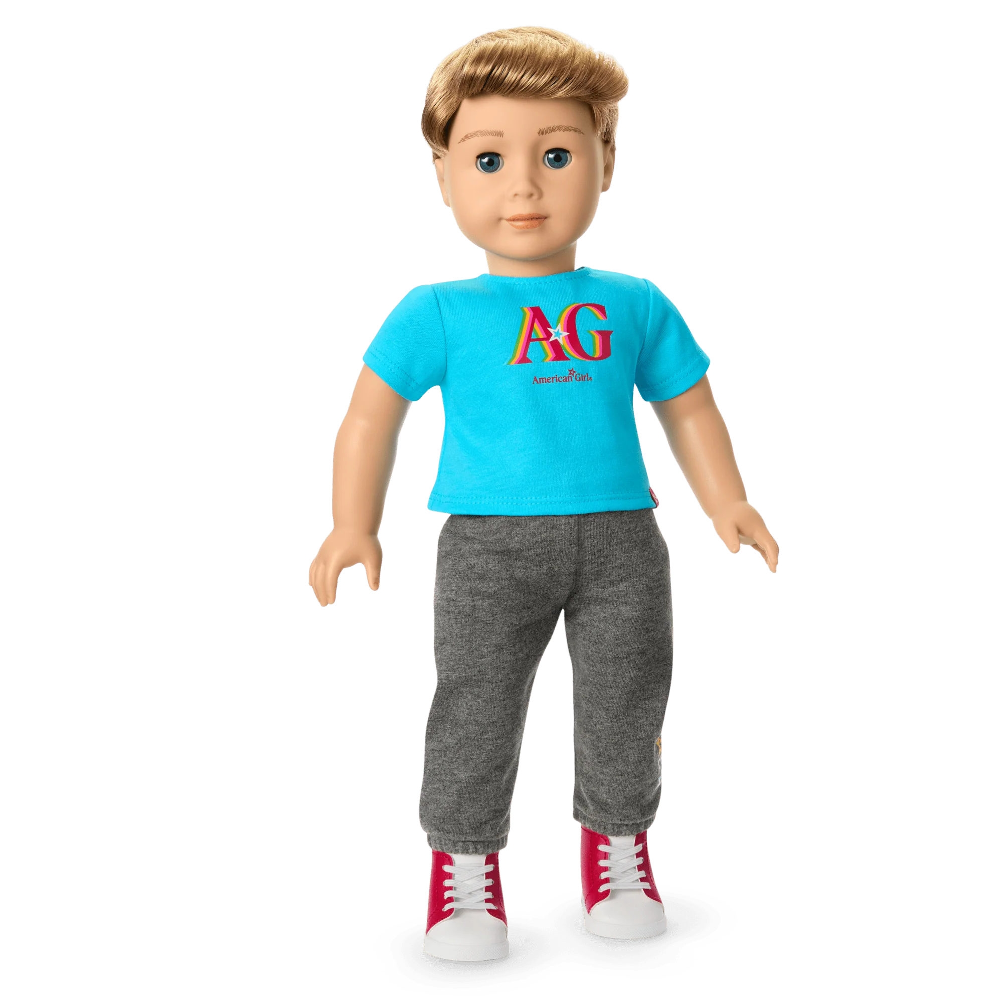 Truly Me™ 18-inch Doll #104 with straight caramel hair
