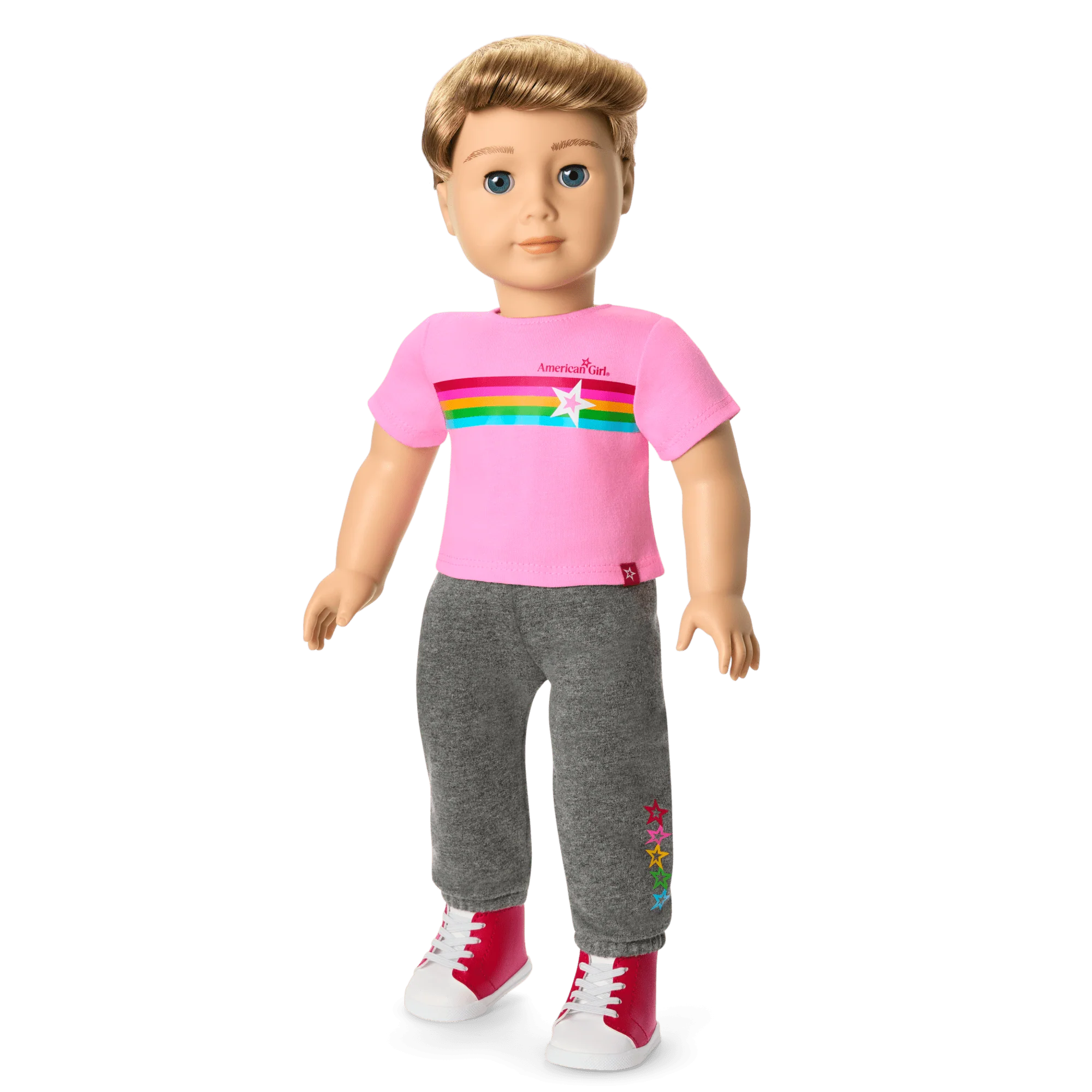 Truly Me™ 18-inch Doll #104 with straight caramel hair