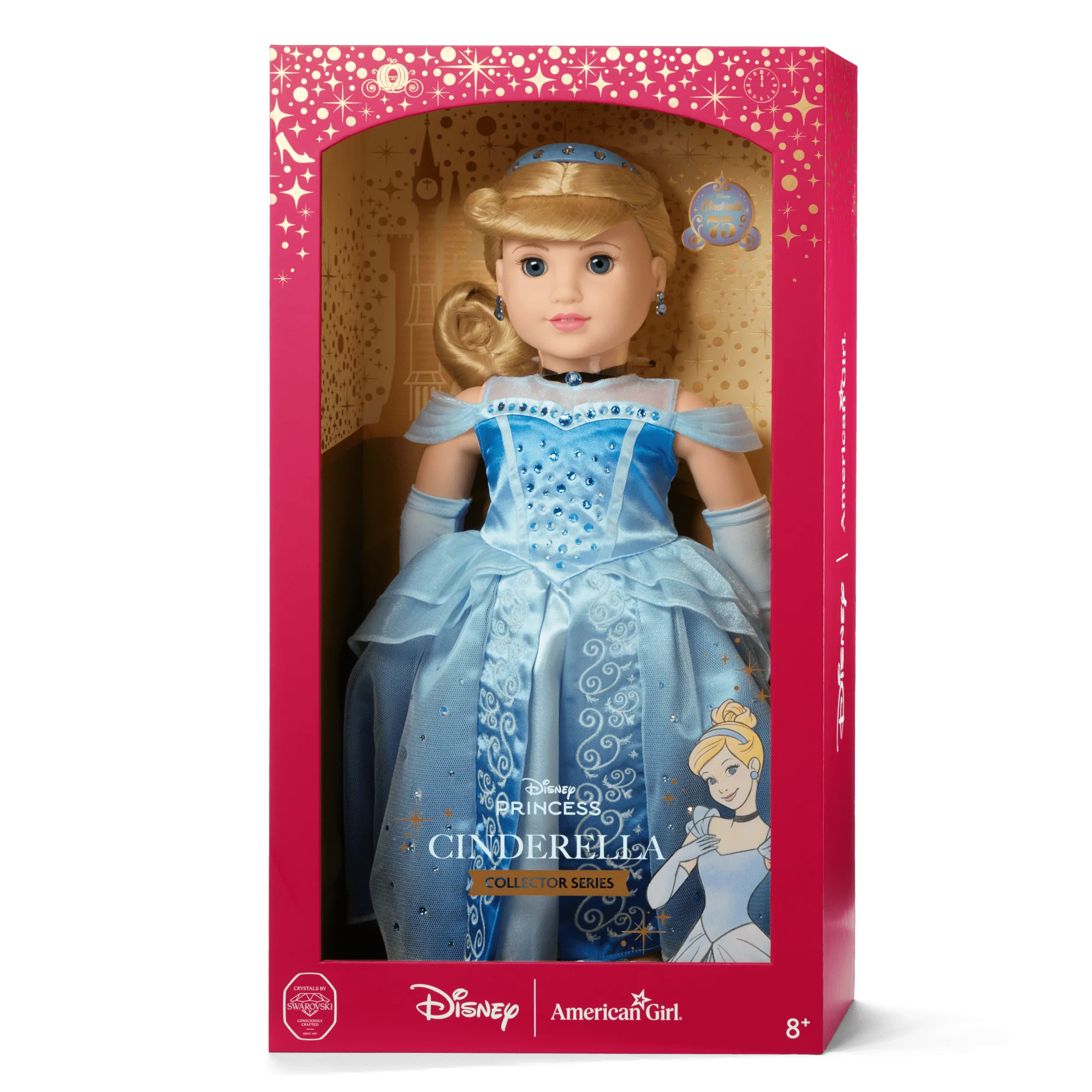 Disney Princess Cinderella 18-inch Doll by American Girl® Collector Series 14 Disney Princess Cinderella 18-inch Doll by American Girl® Collector Series