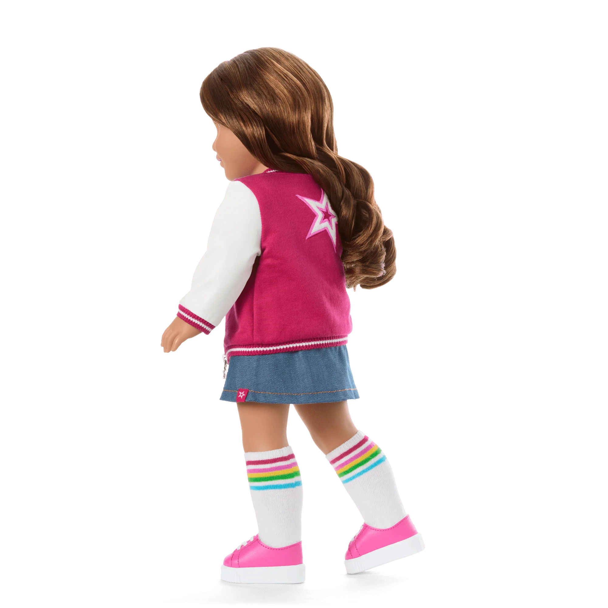 Truly Me™ 18-inch Doll #117 with wavy dark-brown hair